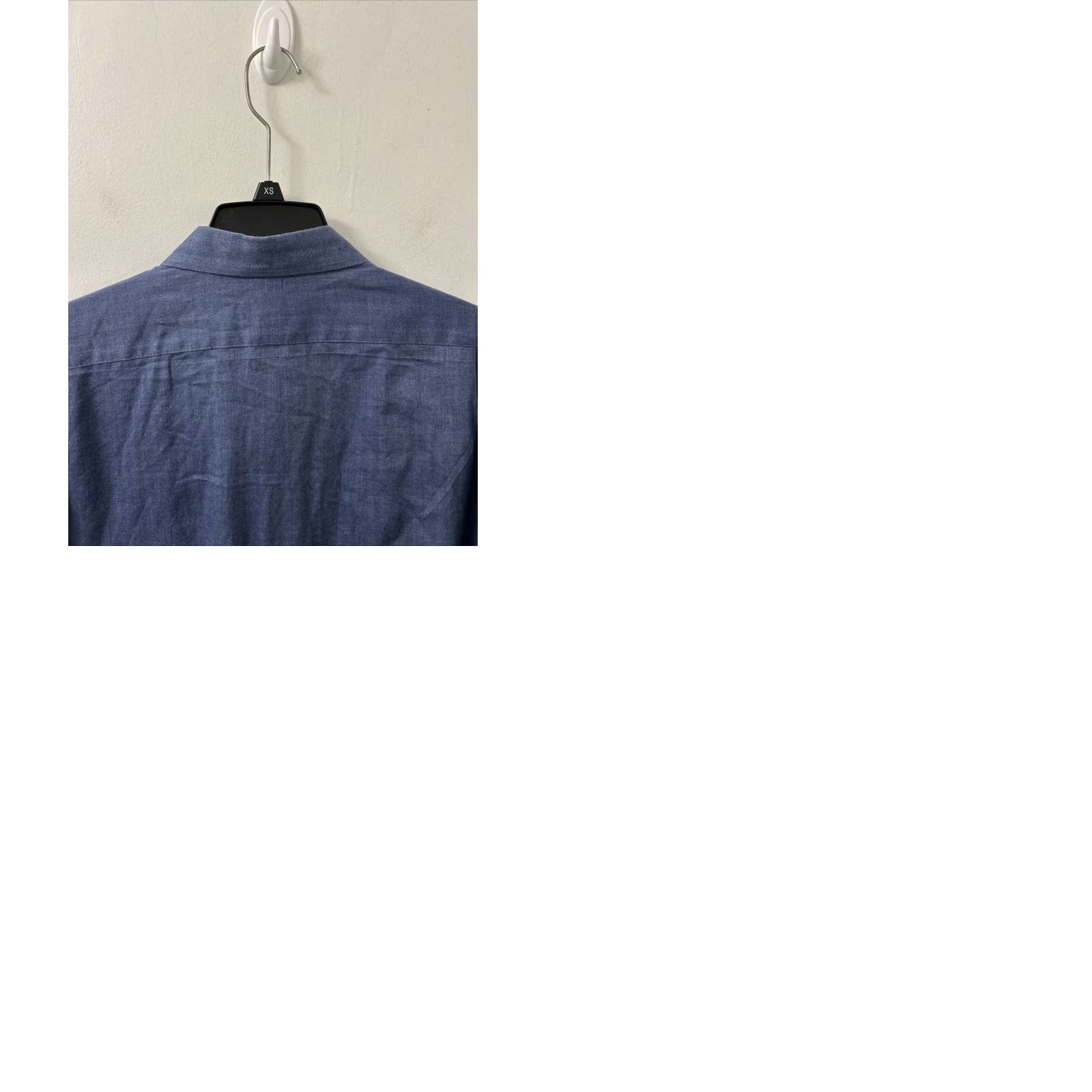 Polo Ralph Lauren Polo Ralph Lauren Shirt Mens 16.5 Blue Herringbone Slim Fit Button Up L/S Size US XL / EU 56 / 4 - 9 Thumbnail