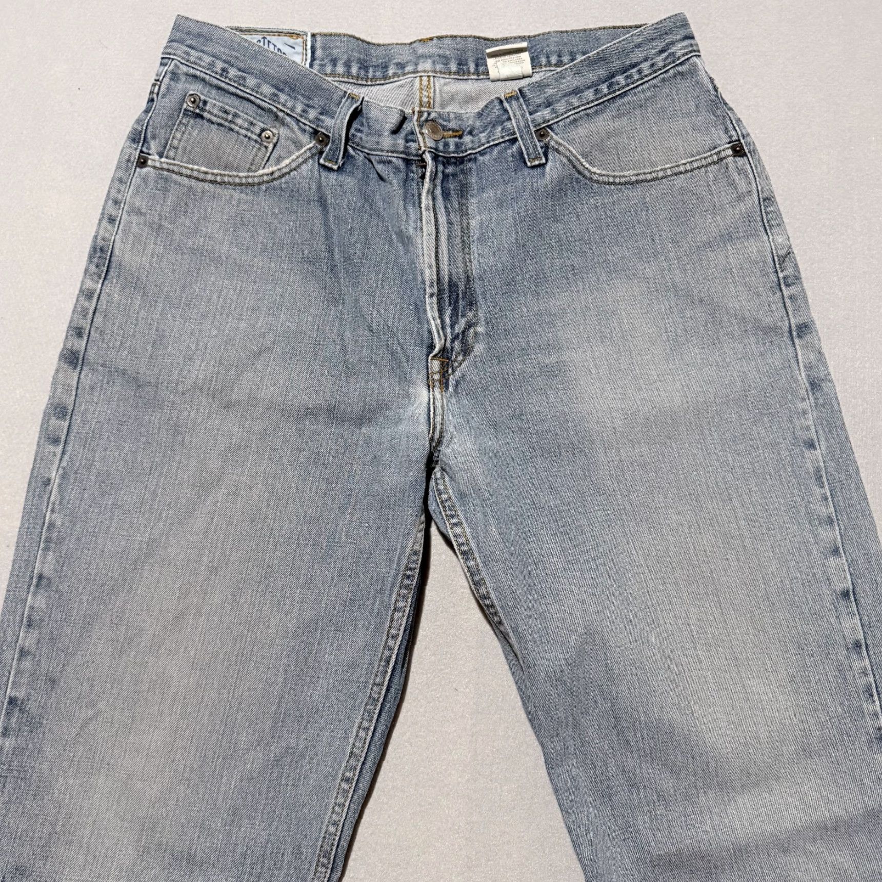 Stetson John B.Stetson Jeans Men Blue Denim Mid-Rise Straight Leg 5-Pocket Design 35X36 Pants Cowboy Western - Mens Size US 35 - 3 Thumbnail