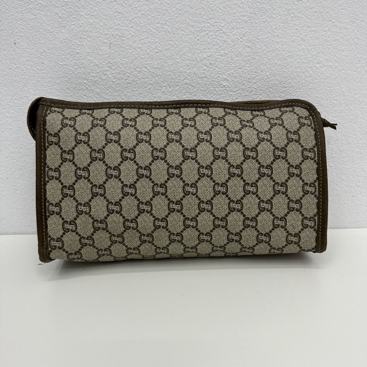 Vintage ‼️YES‼️ AUTHENTIC GUCCI GG PLUS CLUTCH BAG Size ONE SIZE - 5 Thumbnail