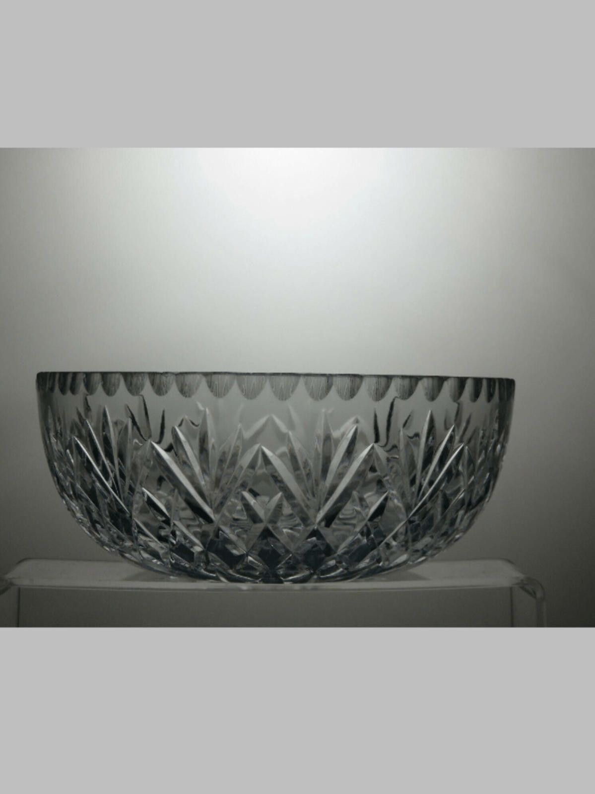 The Unbranded Brand Cut Glass Crystal Fruit Salad Serving Bowl 3 1/8" - 11B Size ONE SIZE - 1 Thumbnail