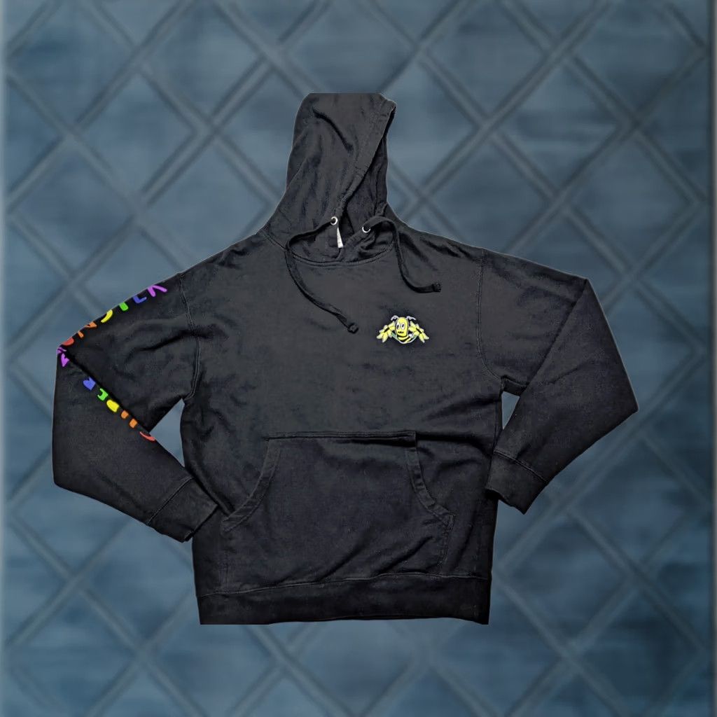 Vintage Independent Super Monster Claud Mens M Black Band Hoodie Kangaroo Pullover Size US M / EU 48-50 / 2 - 1 Thumbnail