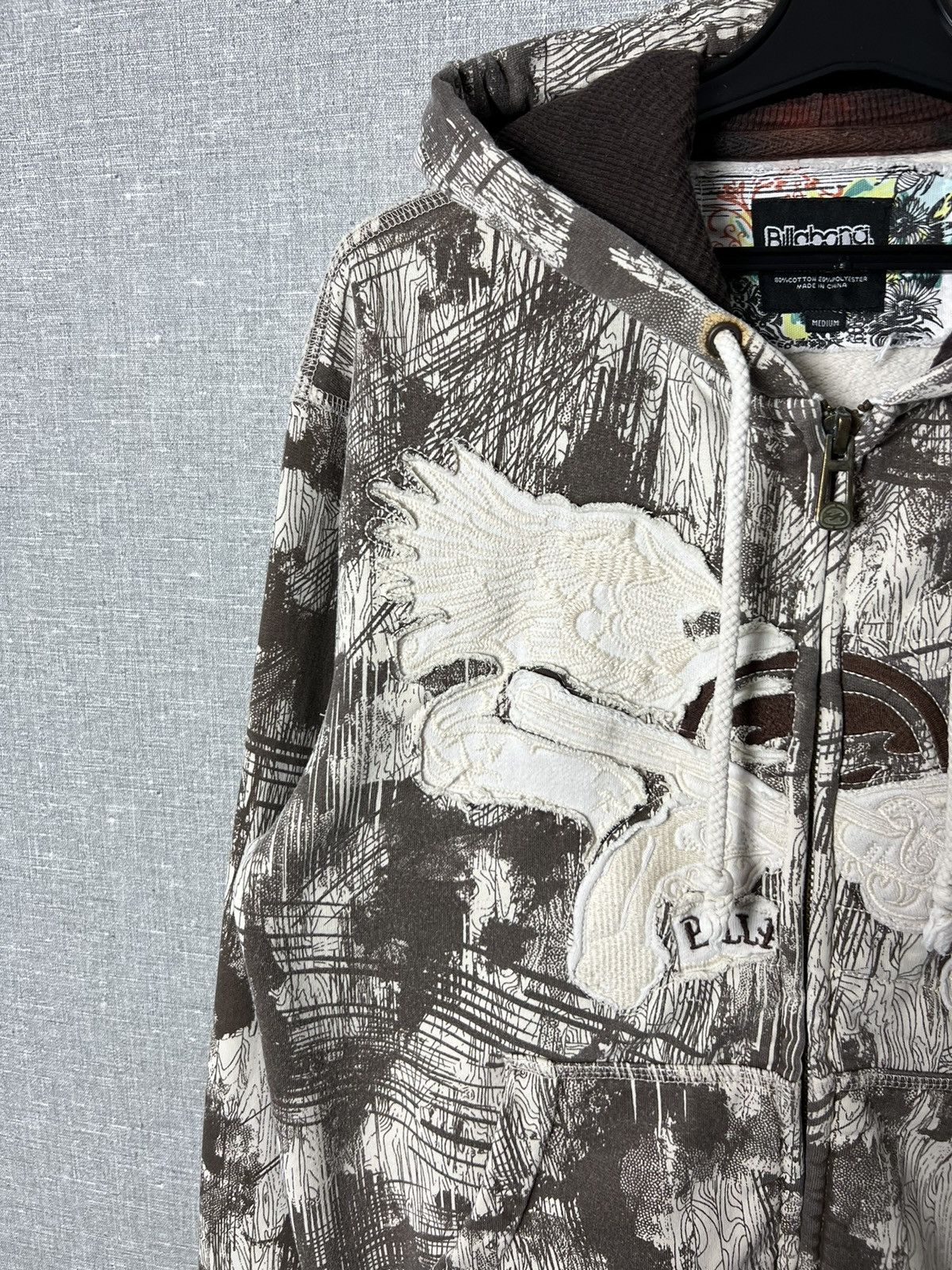 Billabong Vintage 90s Billabong All Over Printed Zip Up Hoodie Size US M / EU 48-50 / 2 - 3 Thumbnail