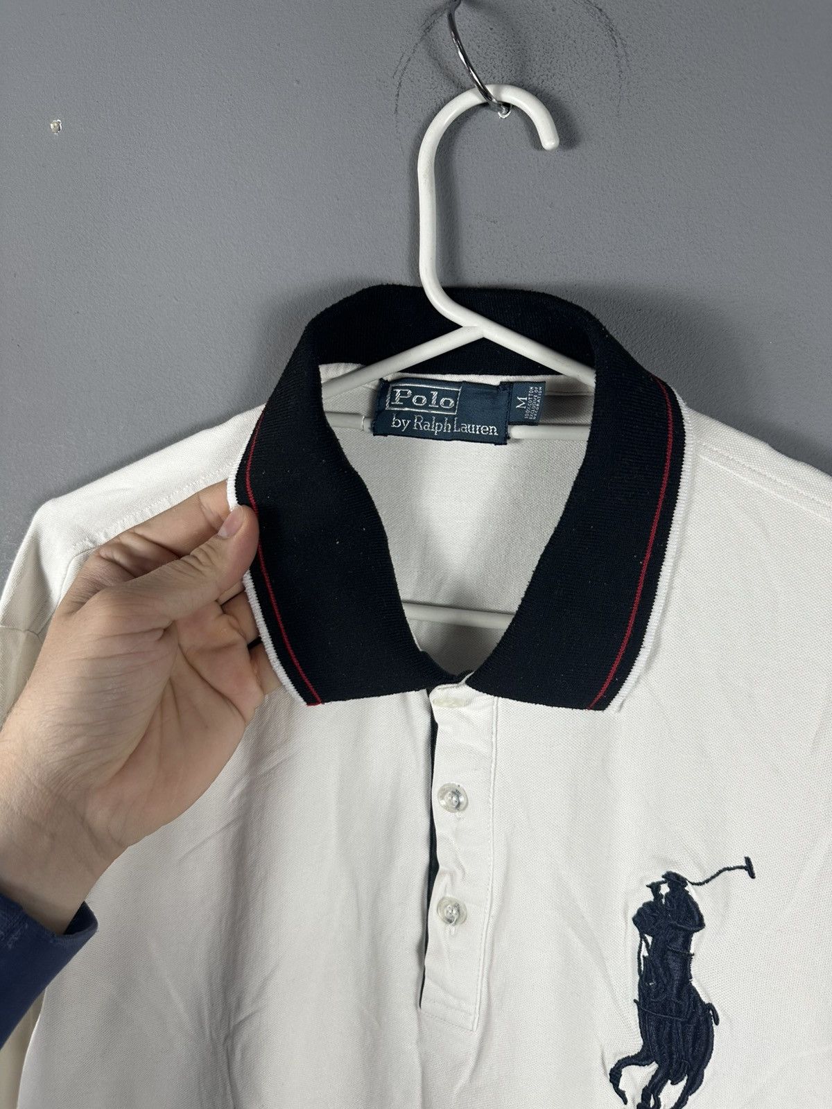 Ralph Lauren Vintage Polo Ralph Lauren Rugby Long Sleeve White Size US M / EU 48-50 / 2 - 5 Thumbnail