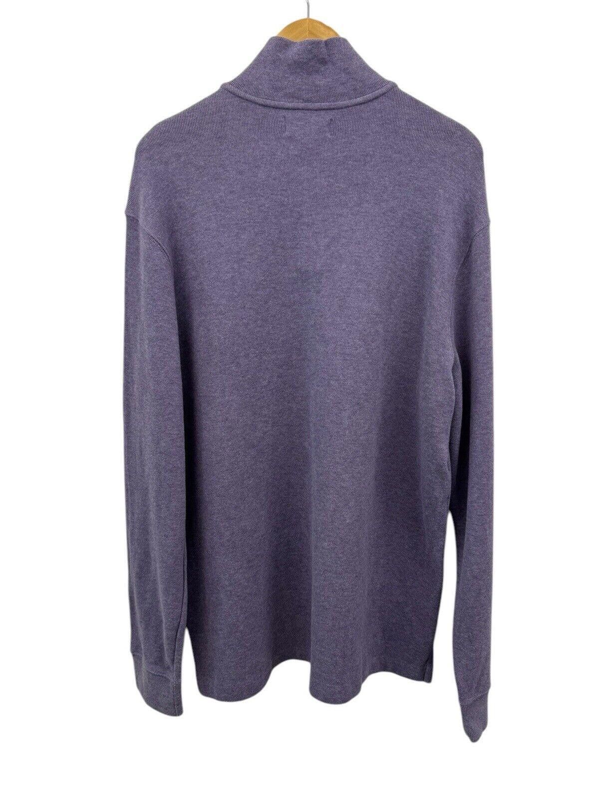 Polo Ralph Lauren Vintage Polo Ralph Lauren Purple Pony 1/4 Zip Sweater XL Size US XL / EU 56 / 4 - 5 Thumbnail