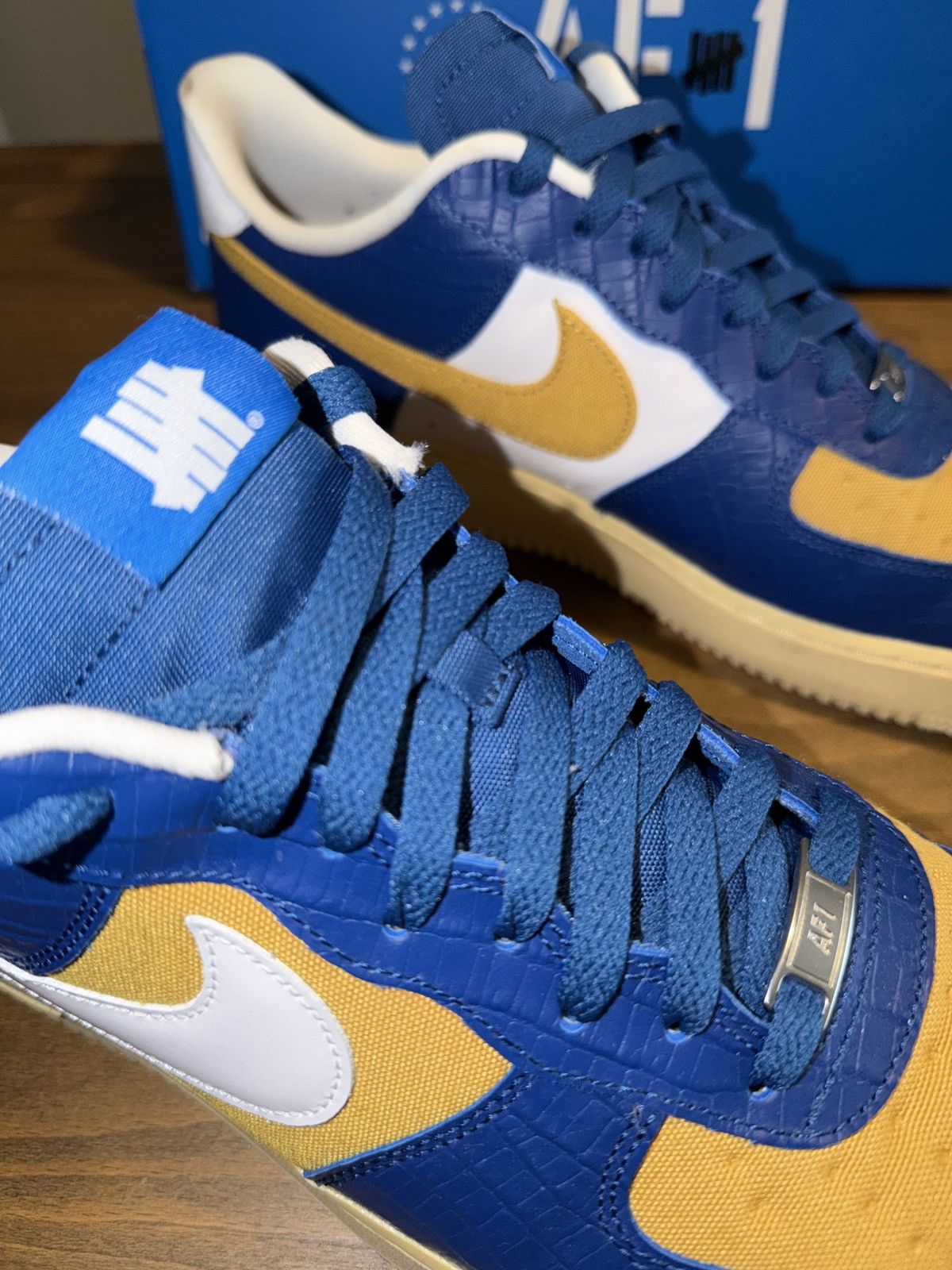 Nike × Undefeated Nike X Undefeated AF1 5 on it Size US 12.5 / EU 45-46 - 8 Thumbnail