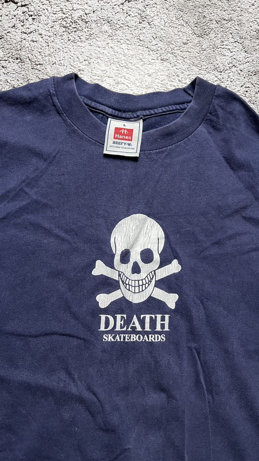 Hanes × Hook-Ups × Vintage VTG 90’s Death Skateboards OG skull skate games vintage tee Size US L / EU 52-54 / 3 - 3 Thumbnail