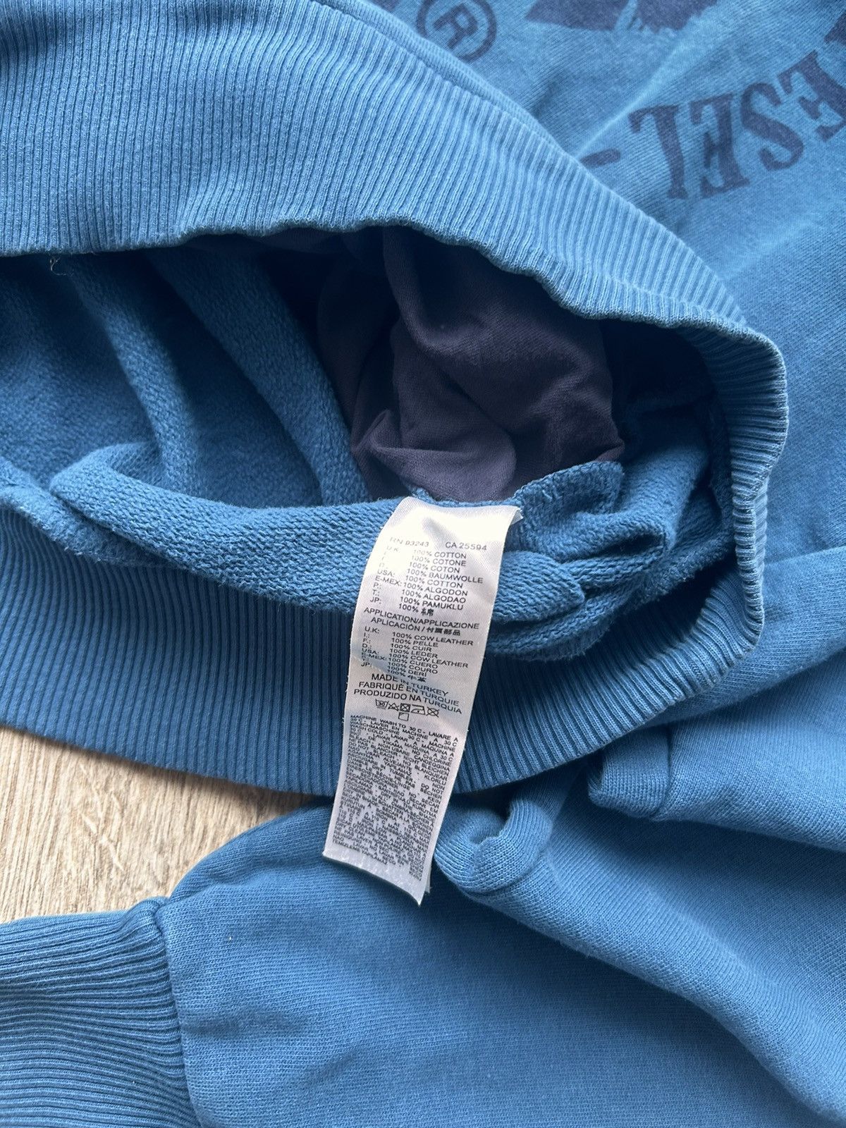 Diesel × Vintage Vintage Diesel big logo hoodies big logo Size US L / EU 52-54 / 3 - 4 Thumbnail