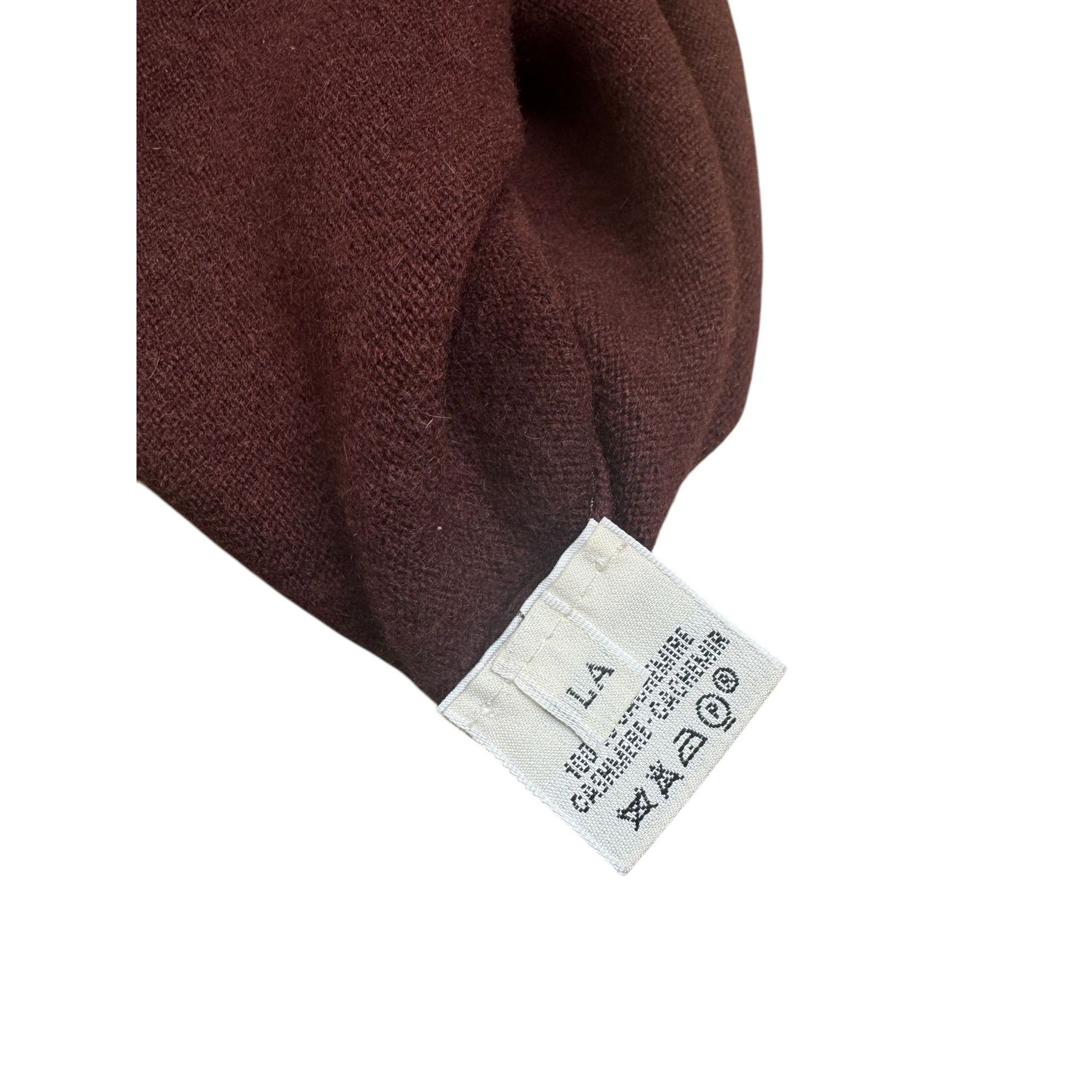 Hermes Burgundy Brown Cashmere Vest Size L / US 10 / IT 46 - 4 Thumbnail