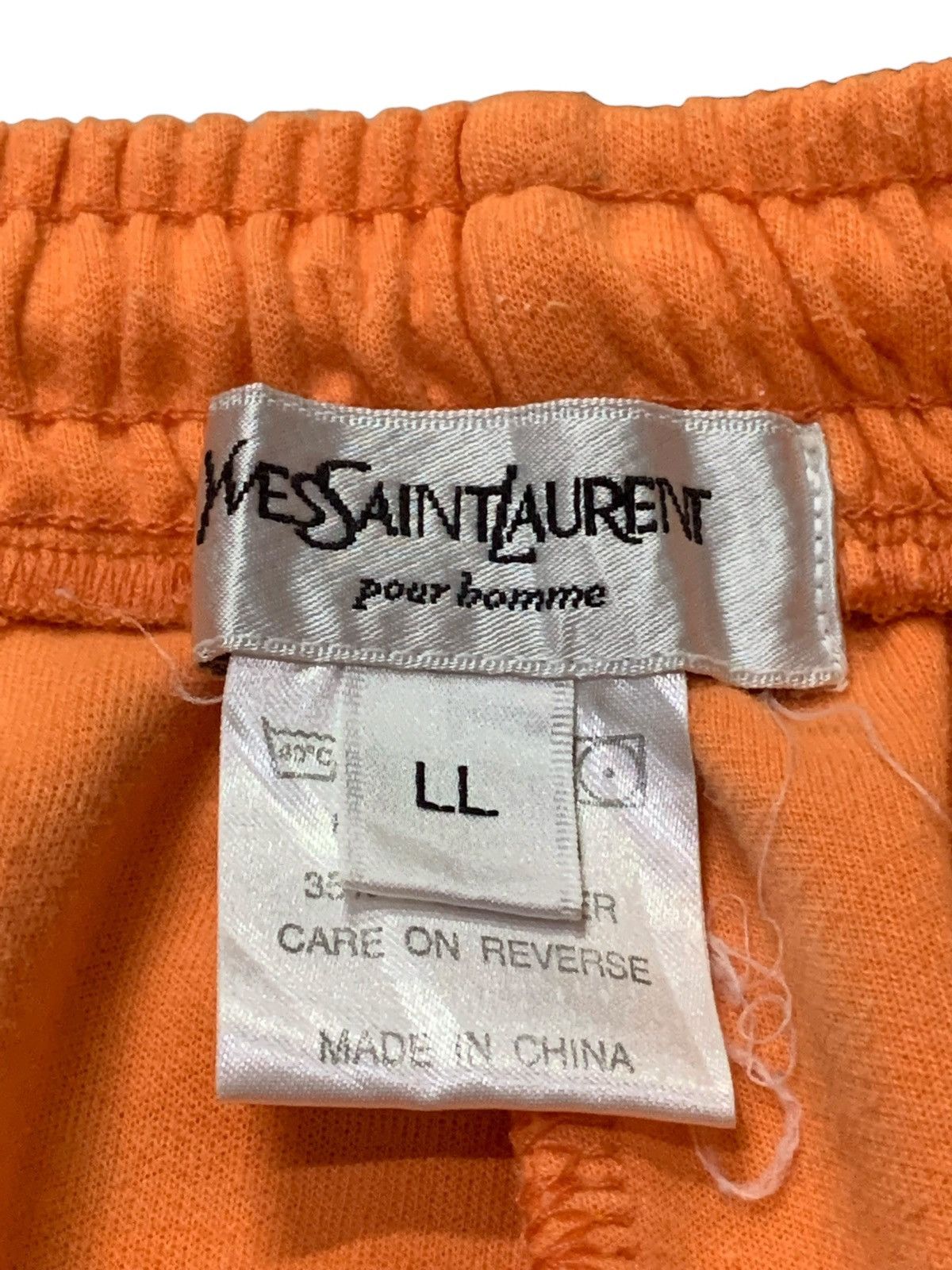 Yves Saint Laurent Vintage YSL Embroidered Sweat Shorts Size US 32 / EU 48 - 10 Thumbnail
