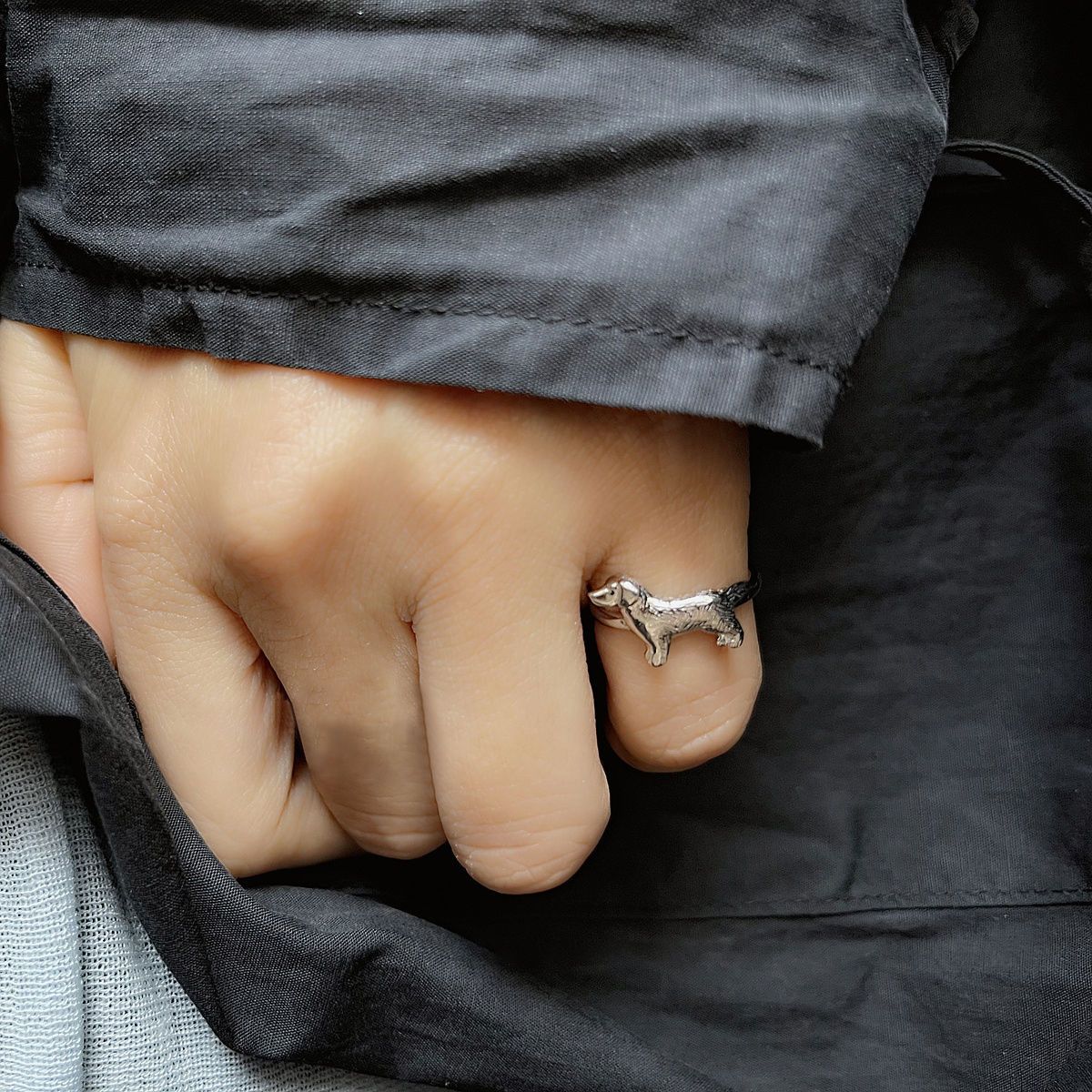 Jewelry Future Jewelry Rings Open Size Chrome Ring (Size 7-13) Size ONE SIZE - 5 Thumbnail