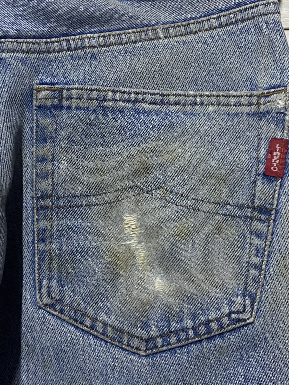 Maison Margiela Vintage 80s Liberto Made in Italy Denim Jeans Natural Fade Size US 30 / EU 46 - 16 Thumbnail