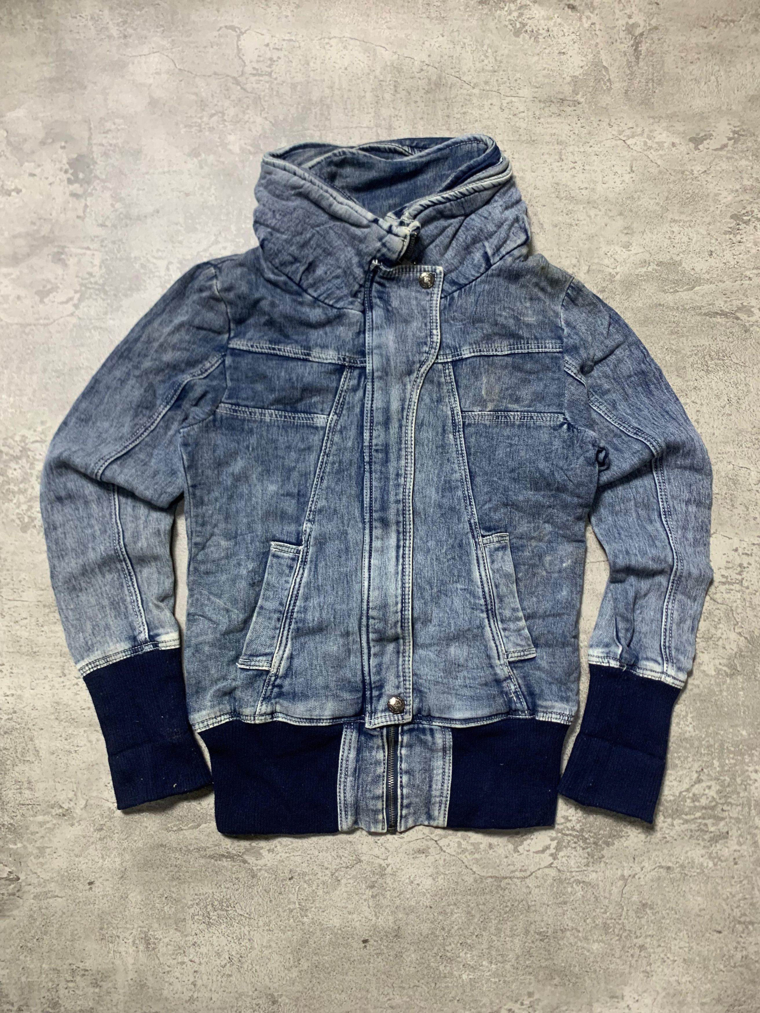 GOA Genuine Vintage Goa Denim Hooded Bono Jacket | Grailed