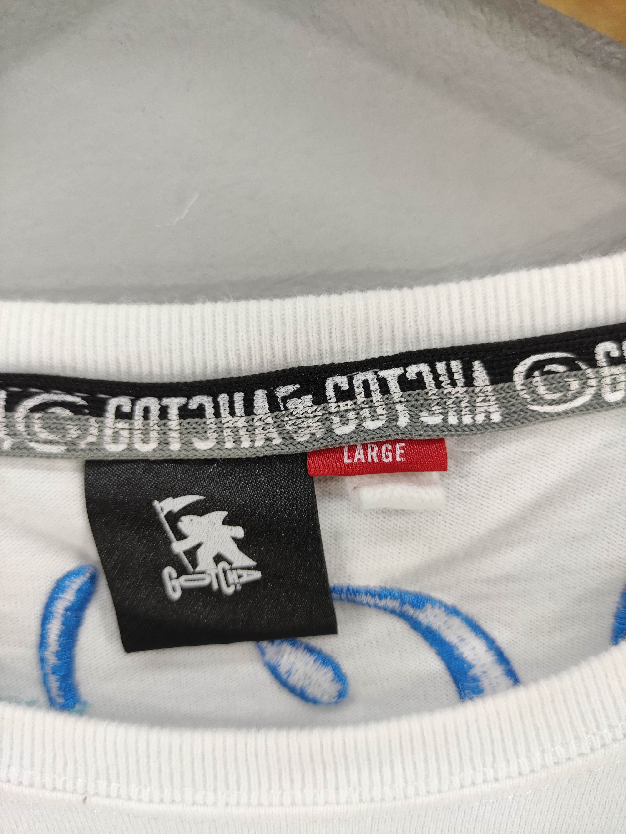 Gotcha Vintage Gotcha Emboridered Logo Tee Tshirt Size US S / EU 44-46 / 1 - 4 Thumbnail