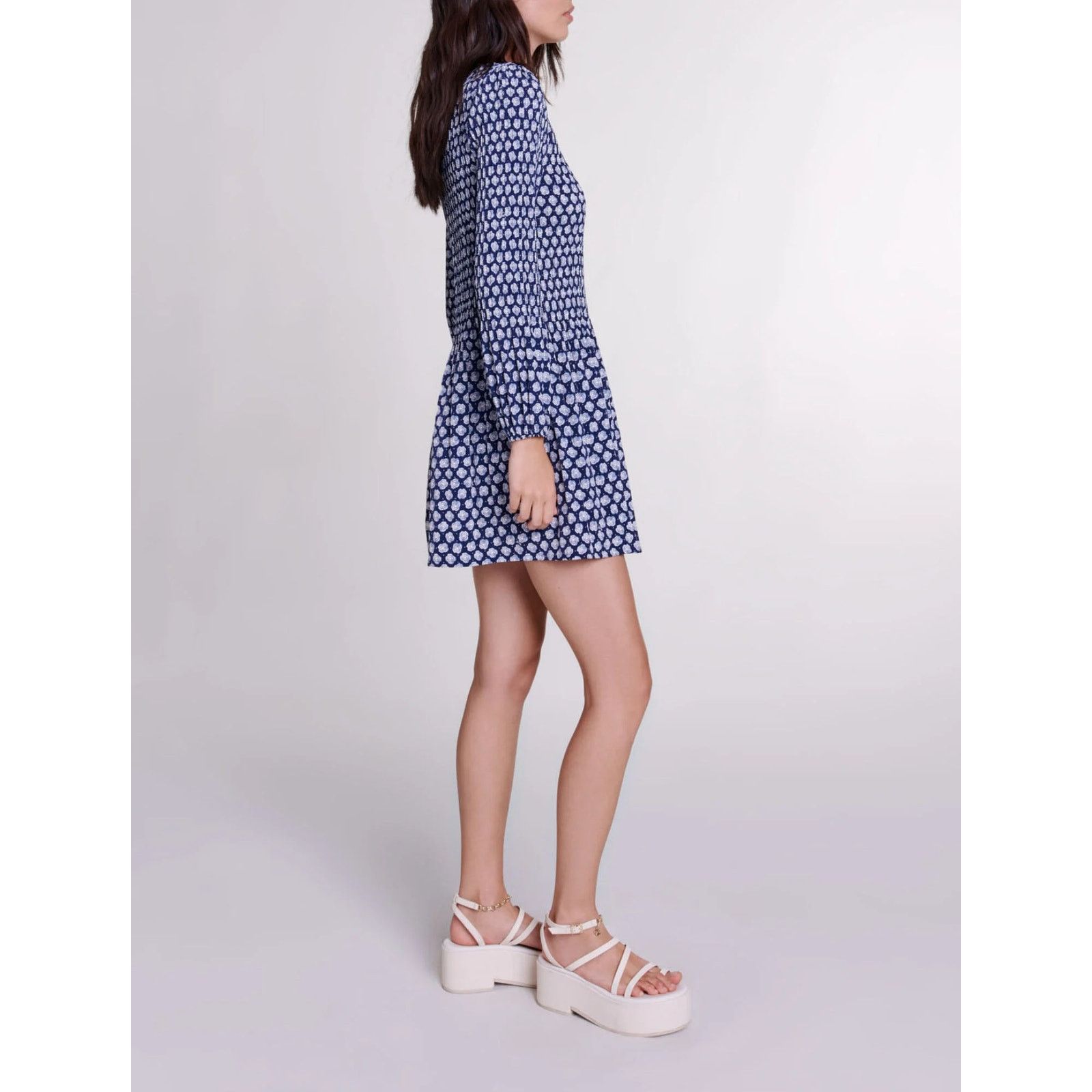 Maje MAJE ROCKINOVER DRESS 34 Size XS / US 0-2 / IT 36-38 - 3 Thumbnail