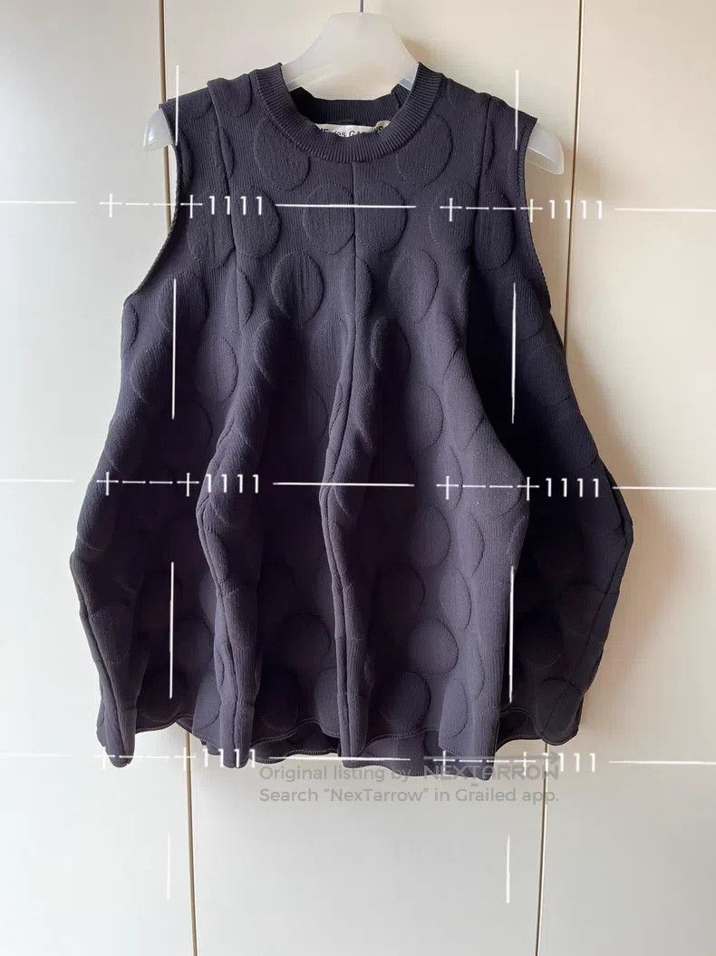 Comme des Garcons Comme Des Garcons Patchwork 3D Pumpkin Shape Knit Vest Size XS / US 0-2 / IT 36-38 - 3 Thumbnail