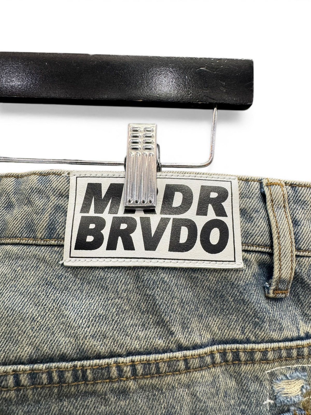 Who Decides War Who Decides War Blue Window Distressed Jeans Size US 32 / EU 48 - 6 Thumbnail
