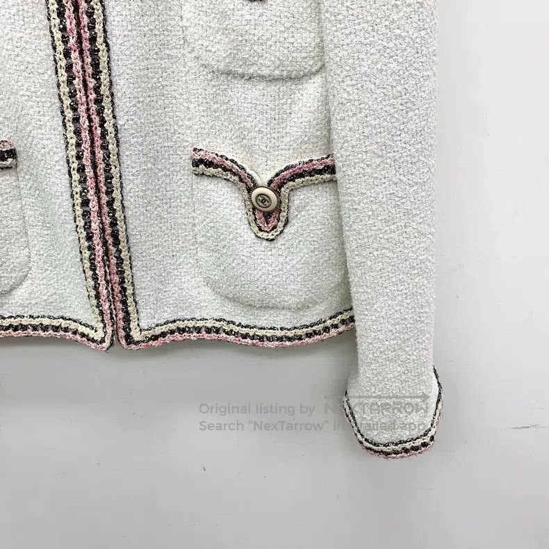 Chanel Chanel Station series white rolled edge design cotton mult Size S / US 4 / IT 40 - 4 Thumbnail