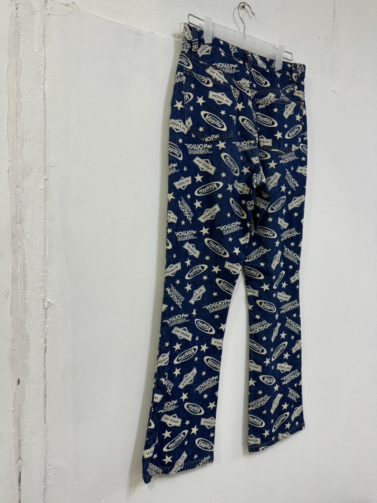 Hysteric Glamour VINTAGE FULL PRINTED FLARE DENIM VOGLIA JEANS Size US 29 - 7 Thumbnail