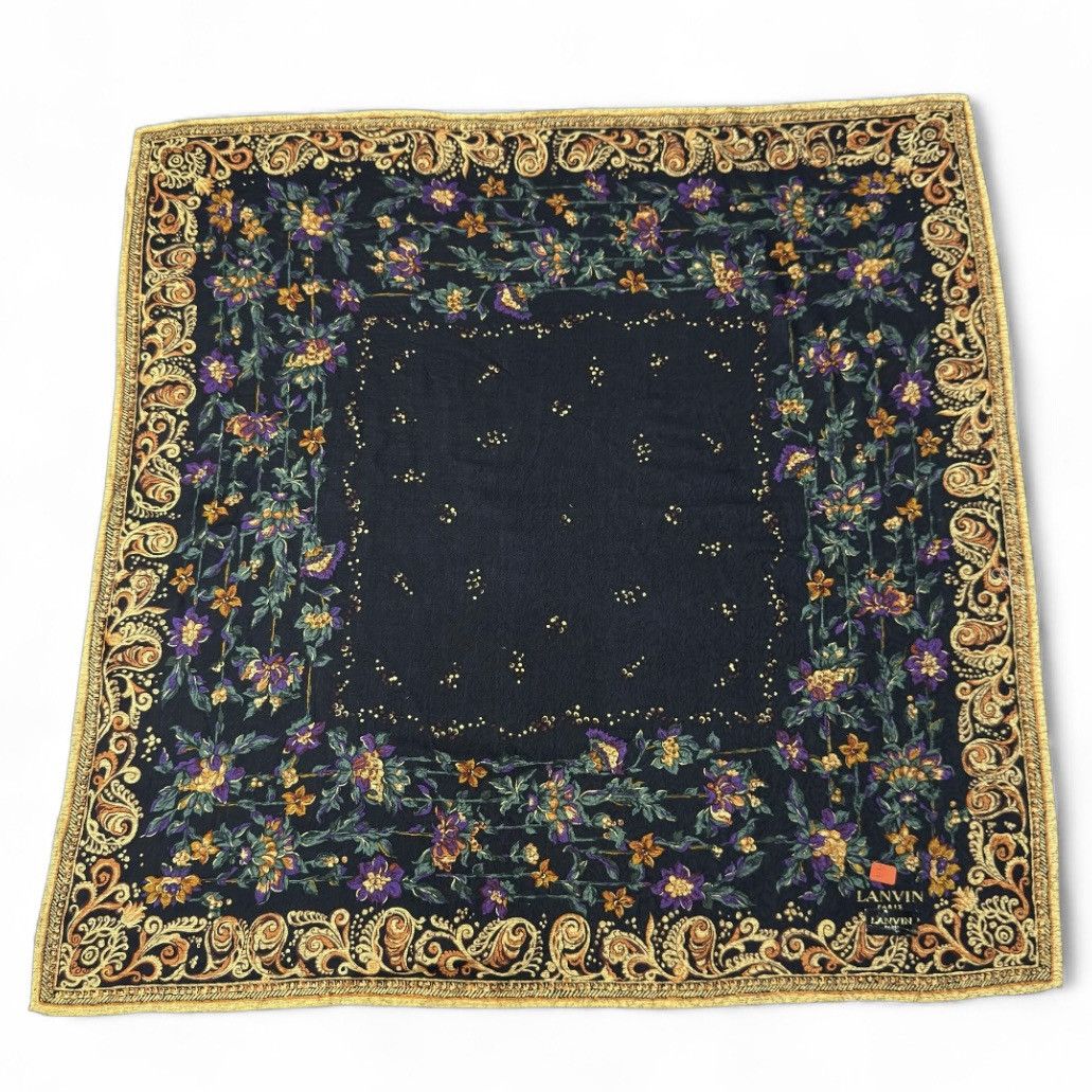 Lanvin 🔥Handkerchief | Neckerchief | Bandana | Pocket-square | Size ONE SIZE - 2 Thumbnail