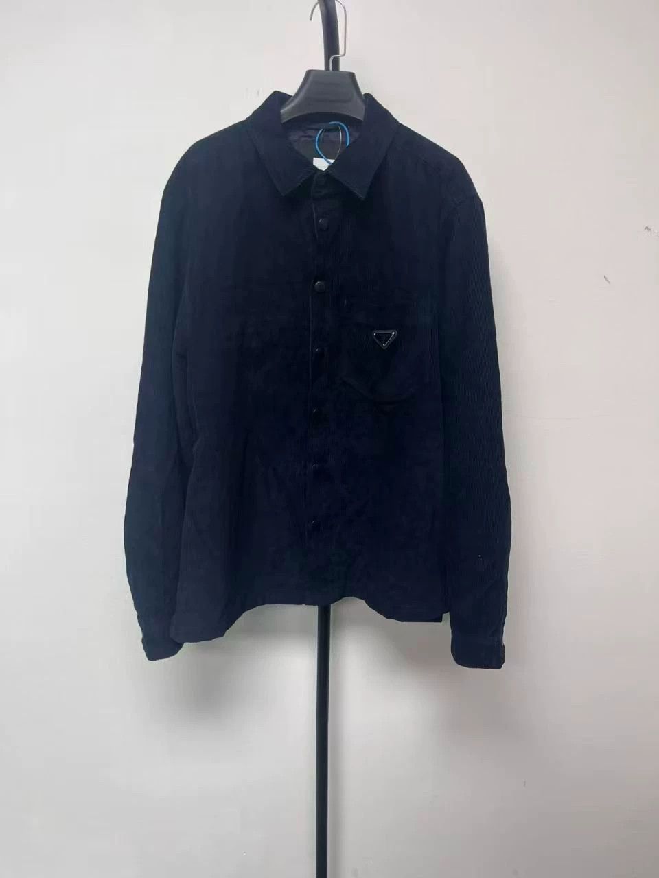 Prada Prada classic triangle logo corduroy jacket, in stock Size US XL / EU 56 / 4 - 1 Thumbnail