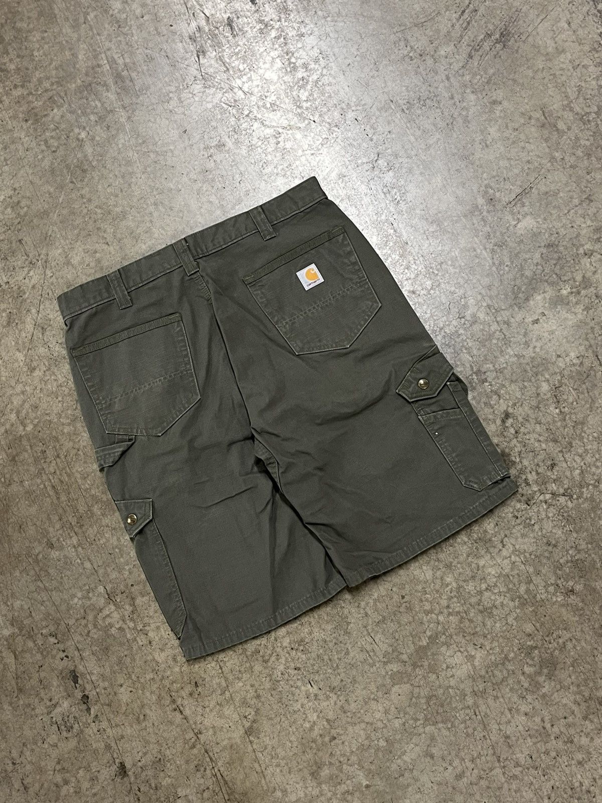Carhartt × Vintage Carhartt baggy fit shorts cargo carpenter skater streetwear Size US 36 / EU 52 - 1 Thumbnail