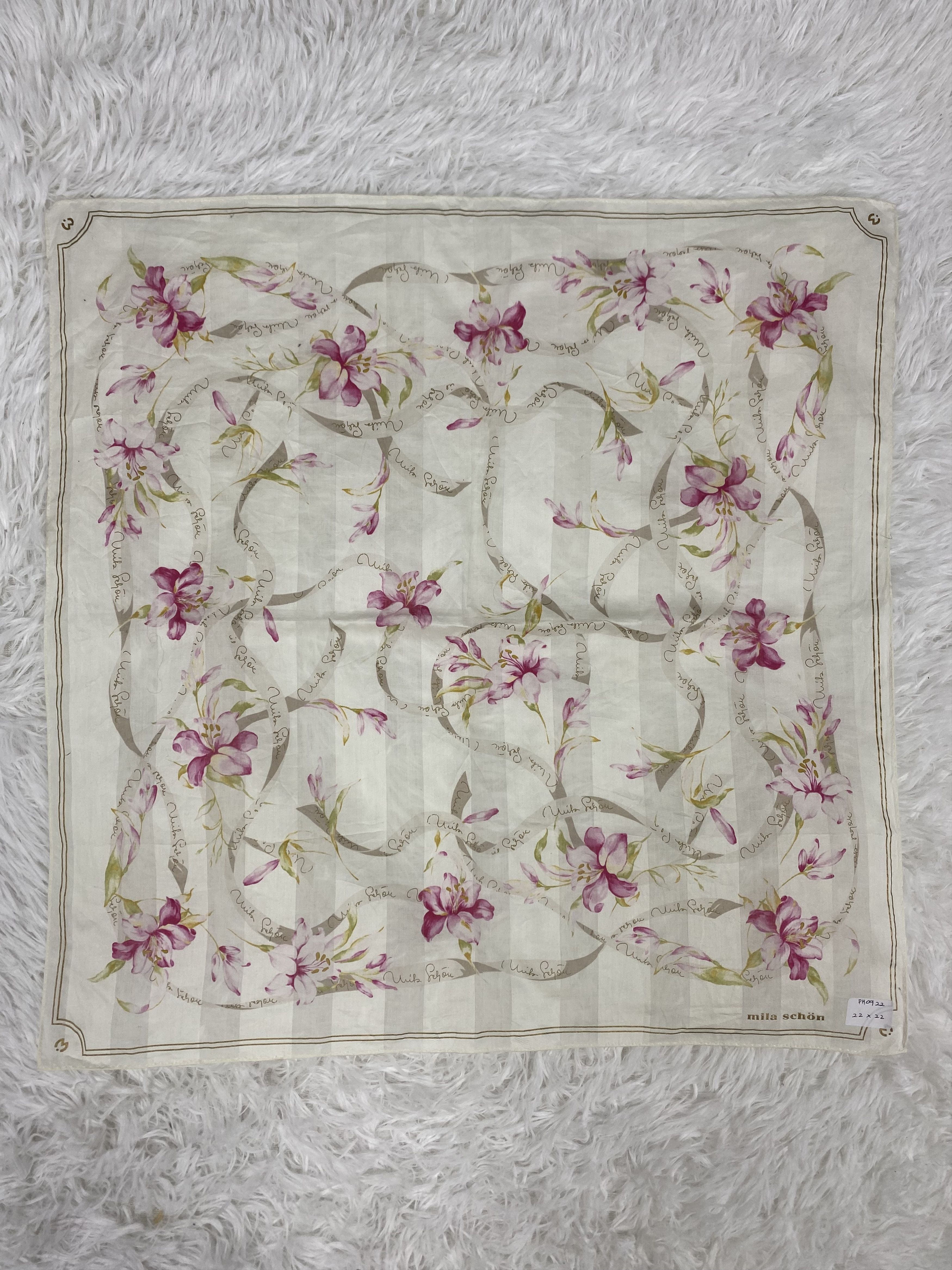 Mila Schon × Vintage Vintage Mila Schon Handkerchief Neckerchief PH0922 Size ONE SIZE - 3 Thumbnail