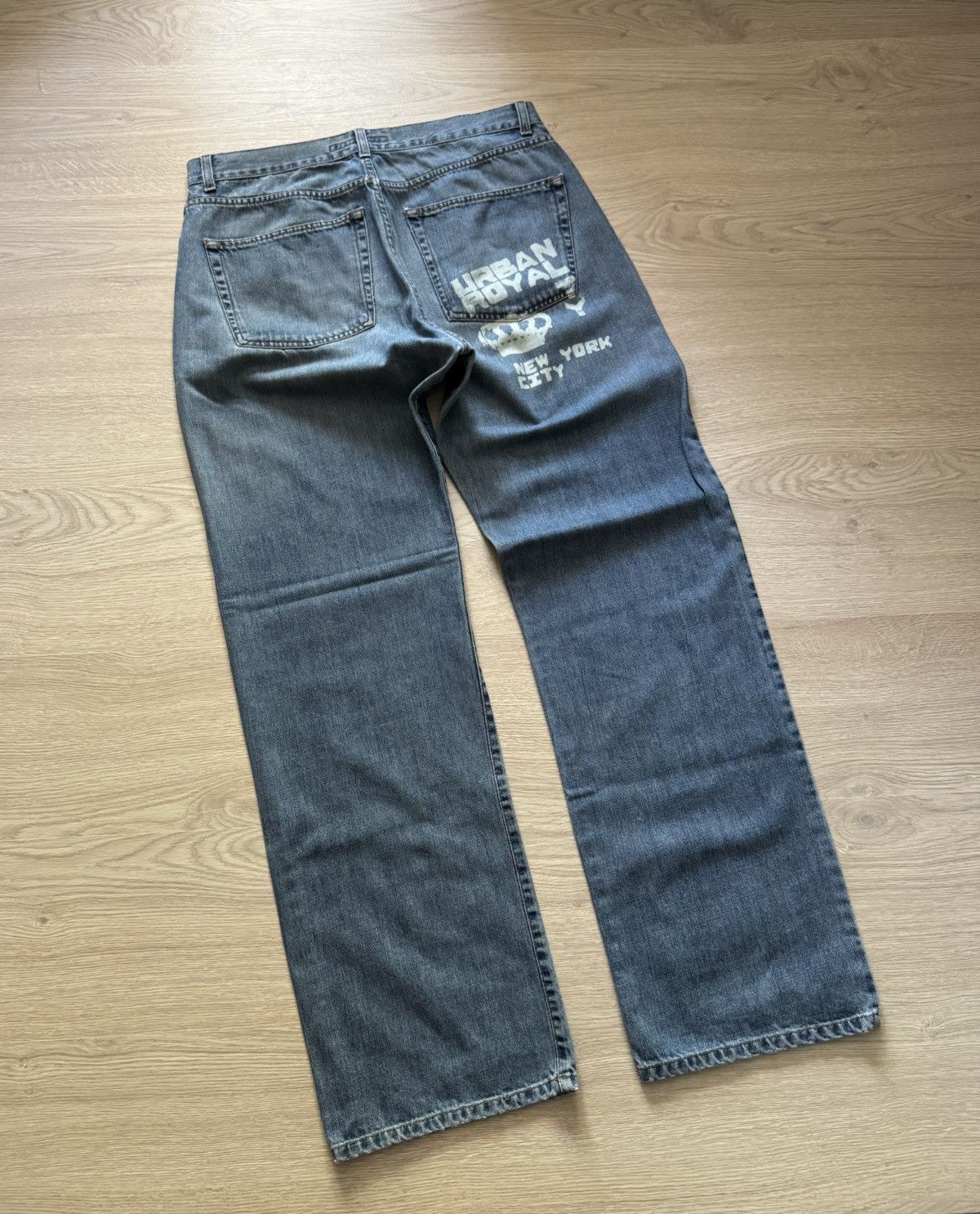 DKNY Vintage 00’s DKNY Urban Royal Baggy y2k Japanese Jeans Pants Size US 36 / EU 52 - 4 Thumbnail