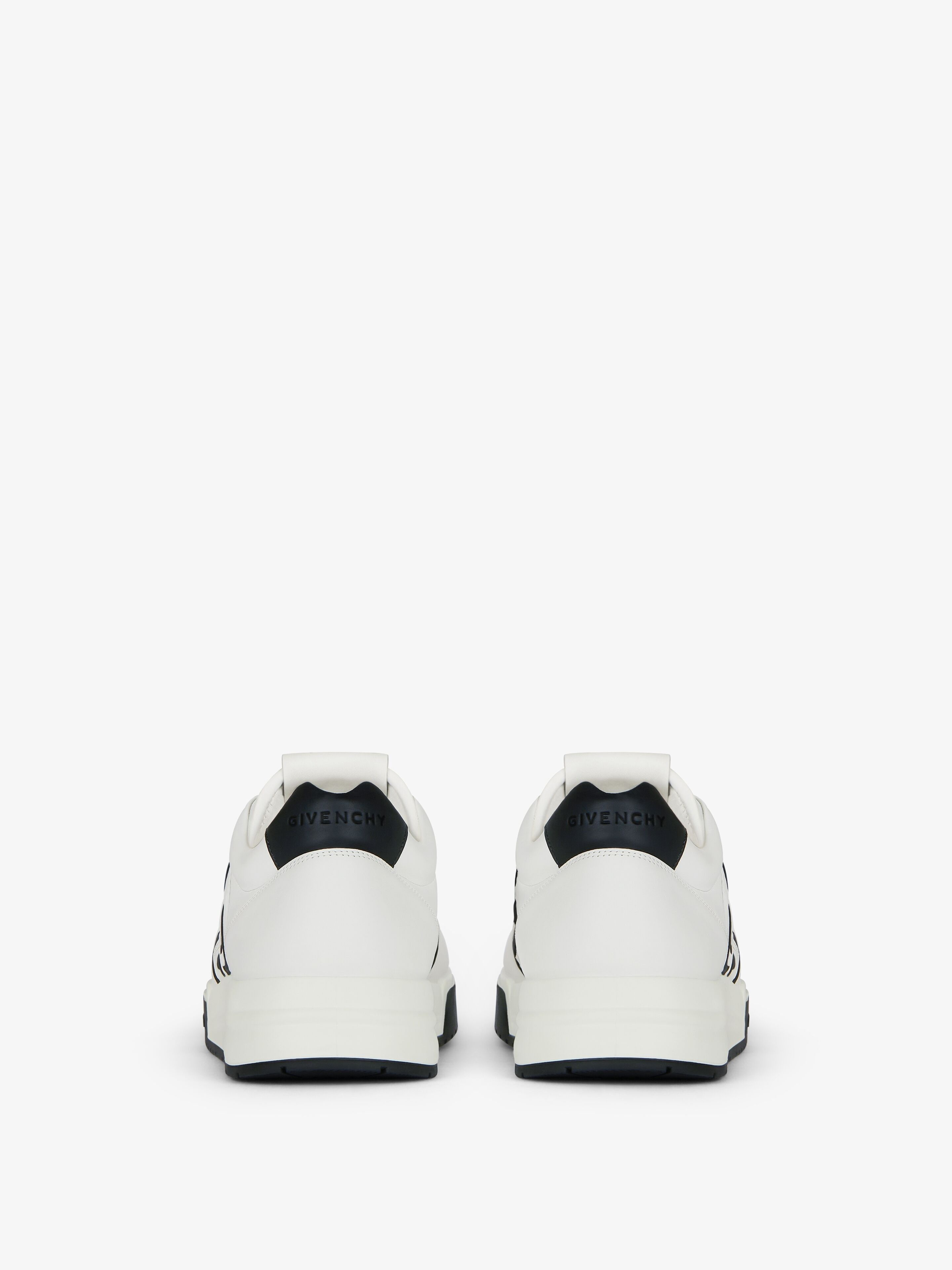 Givenchy o1w1db10426 G4 Low-Top Sneakers in White/Black Size US 12 / EU 45 - 7 Thumbnail