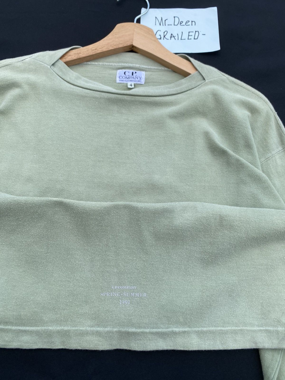 C.P. Company Vintage C.P Company Spring Summer 1991 Longsleeve Tshirt Size US L / EU 52-54 / 3 - 16 Thumbnail