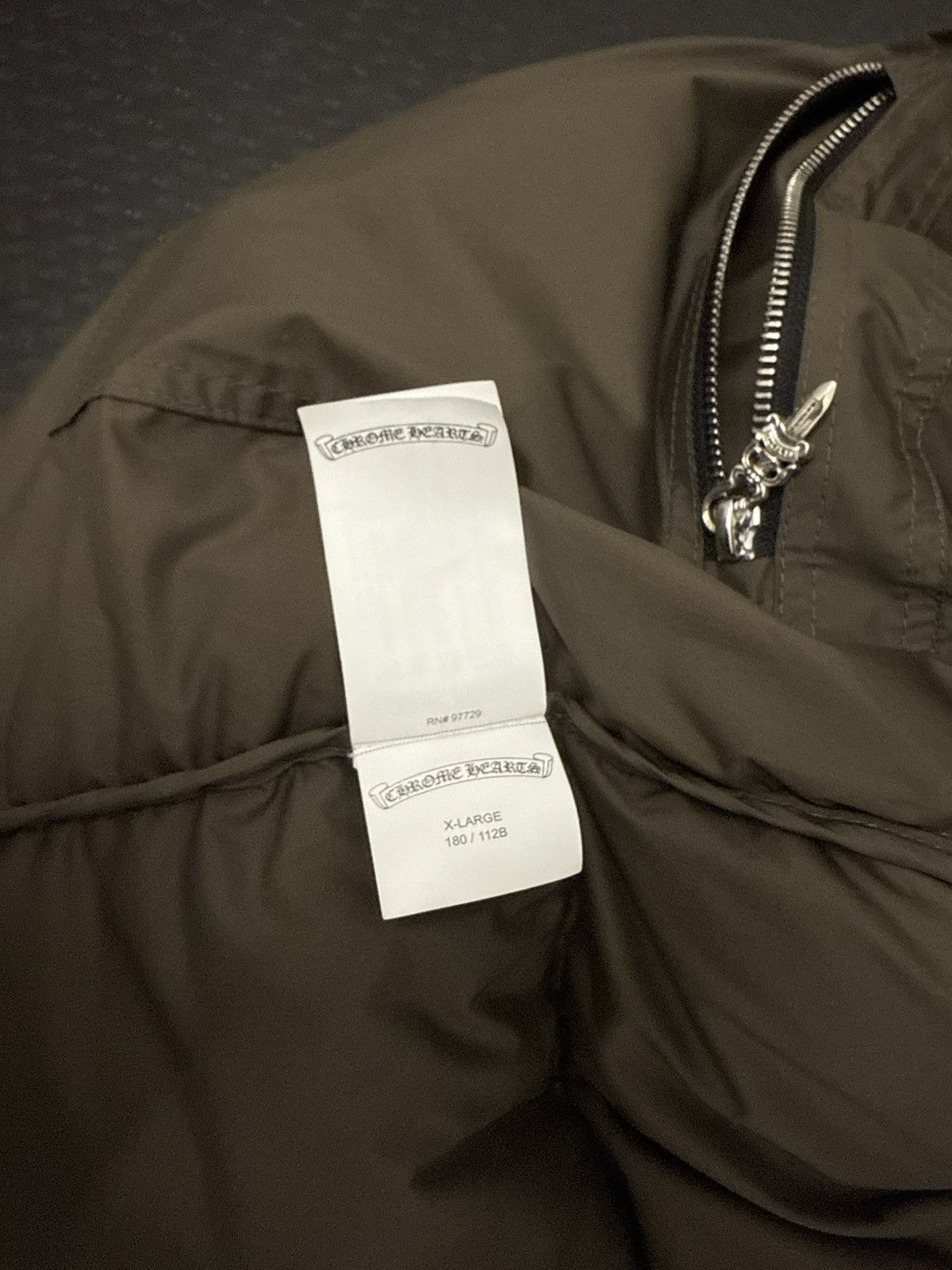 Chrome Hearts Chrome Hearts Monogram Puffer Jacket Olive Green XL Size US XL / EU 56 / 4 - 12 Thumbnail