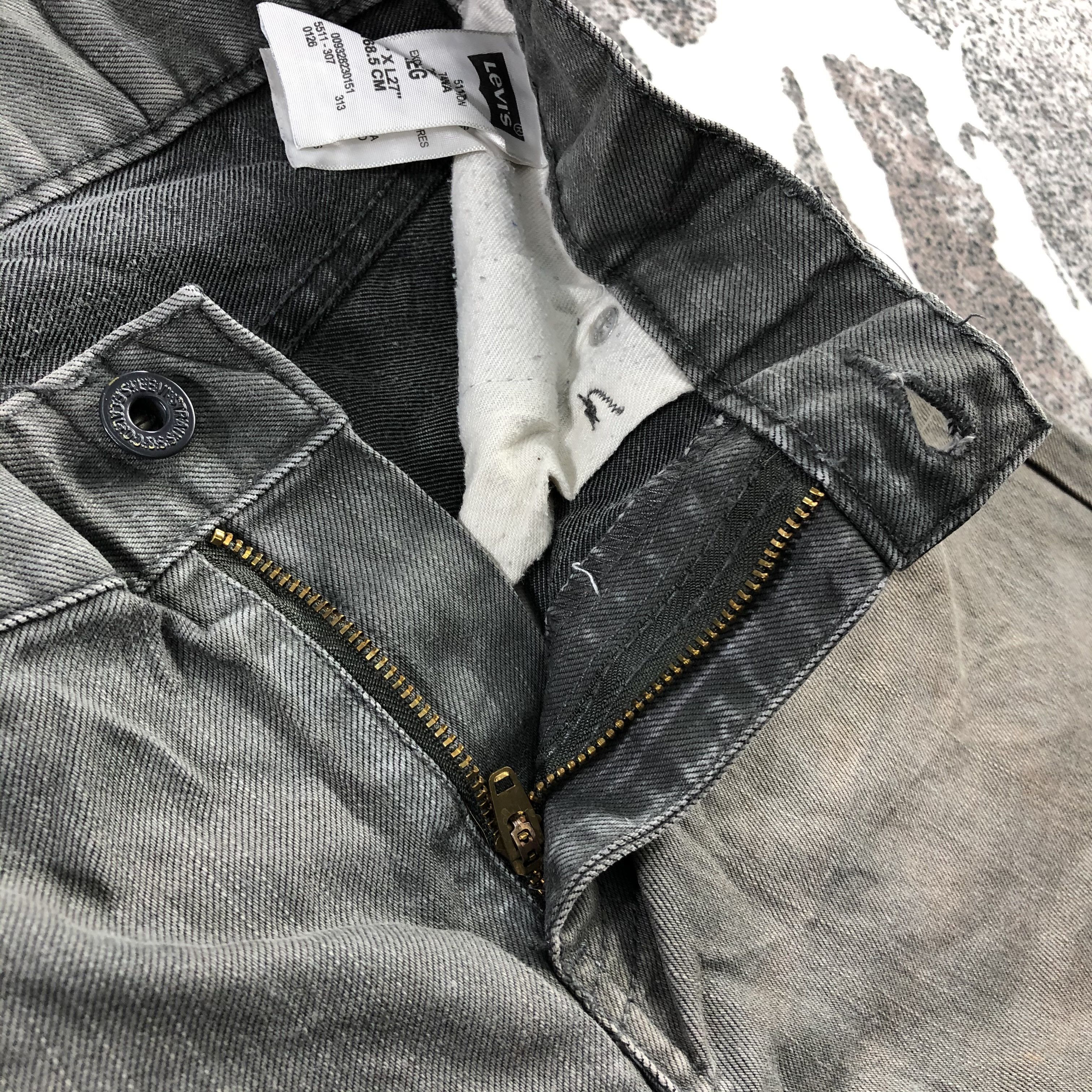 Levi's Levi's 511 Jeans Faded Black Denim KJ1052 Size US 27 - 11 Thumbnail