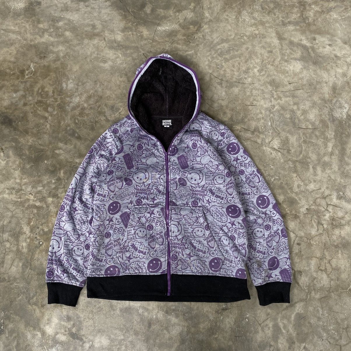 HOMME BOY CO. 2000s Home Boys Y2K Style Full Print Inner Serpa Hoodie Size US M / EU 48-50 / 2 - 1 Thumbnail