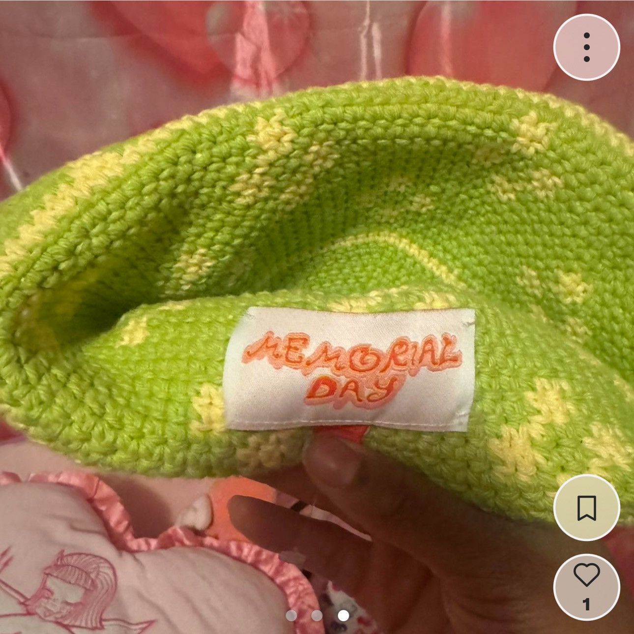 Other Memorial Day green and yellow bucket hat Size ONE SIZE - 3 Thumbnail