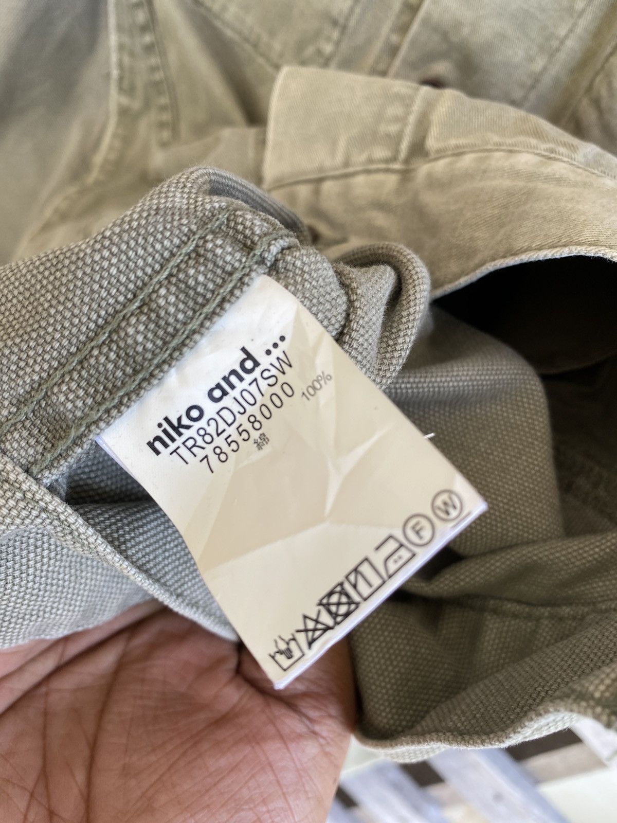 Japanese Brand Niko and…Distressed trucker jacket look like margiela design Size US XL / EU 56 / 4 - 15 Thumbnail