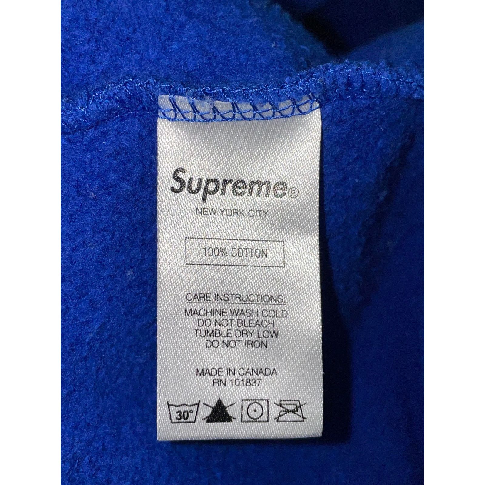 Supreme Supreme A Blue Hoodie Size L / US 10 / IT 46 - 5 Thumbnail