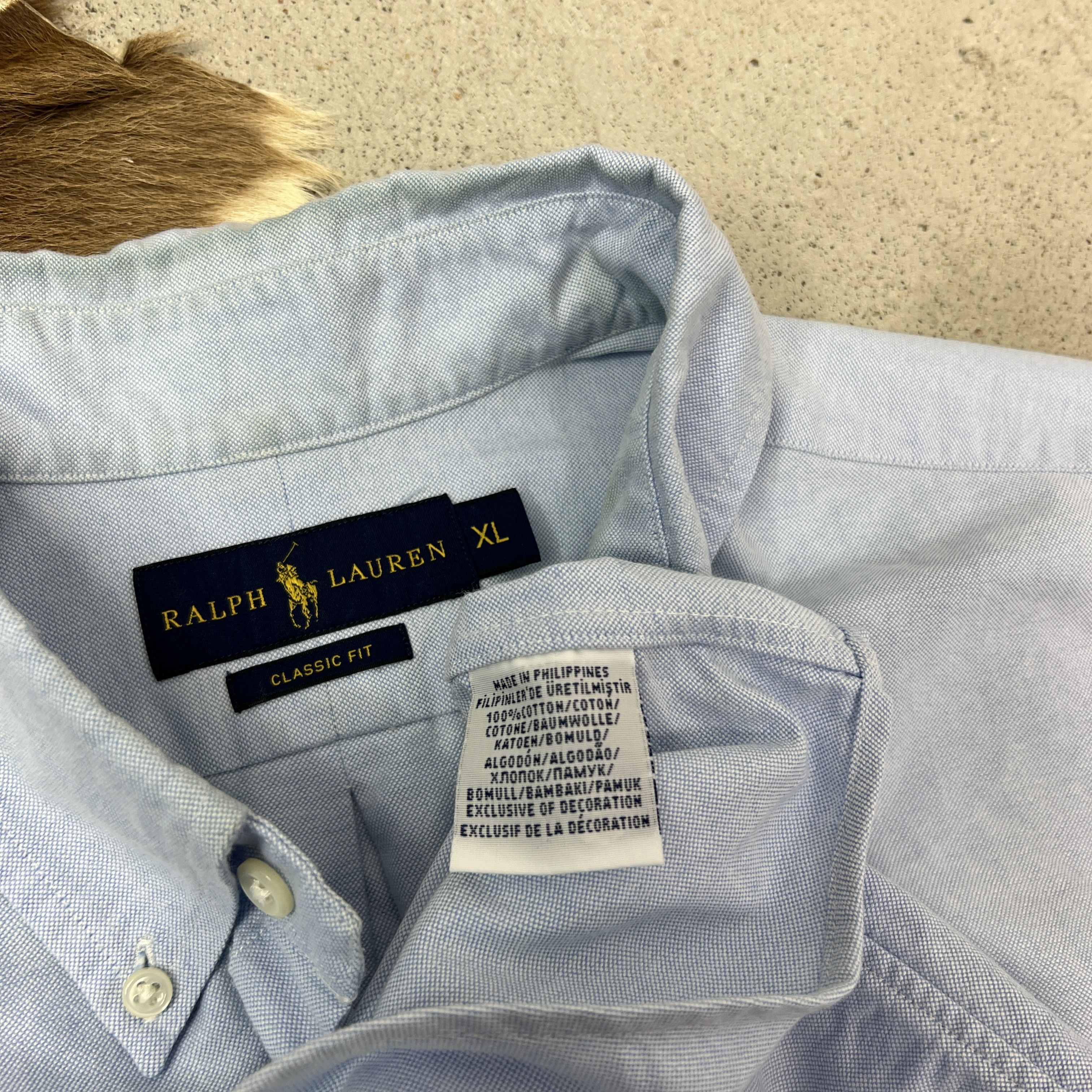 Polo Ralph Lauren Vintage Casual Preppy OCBD Polo Ralph Lauren Shirt 00s Size US XL / EU 56 / 4 - 5 Thumbnail