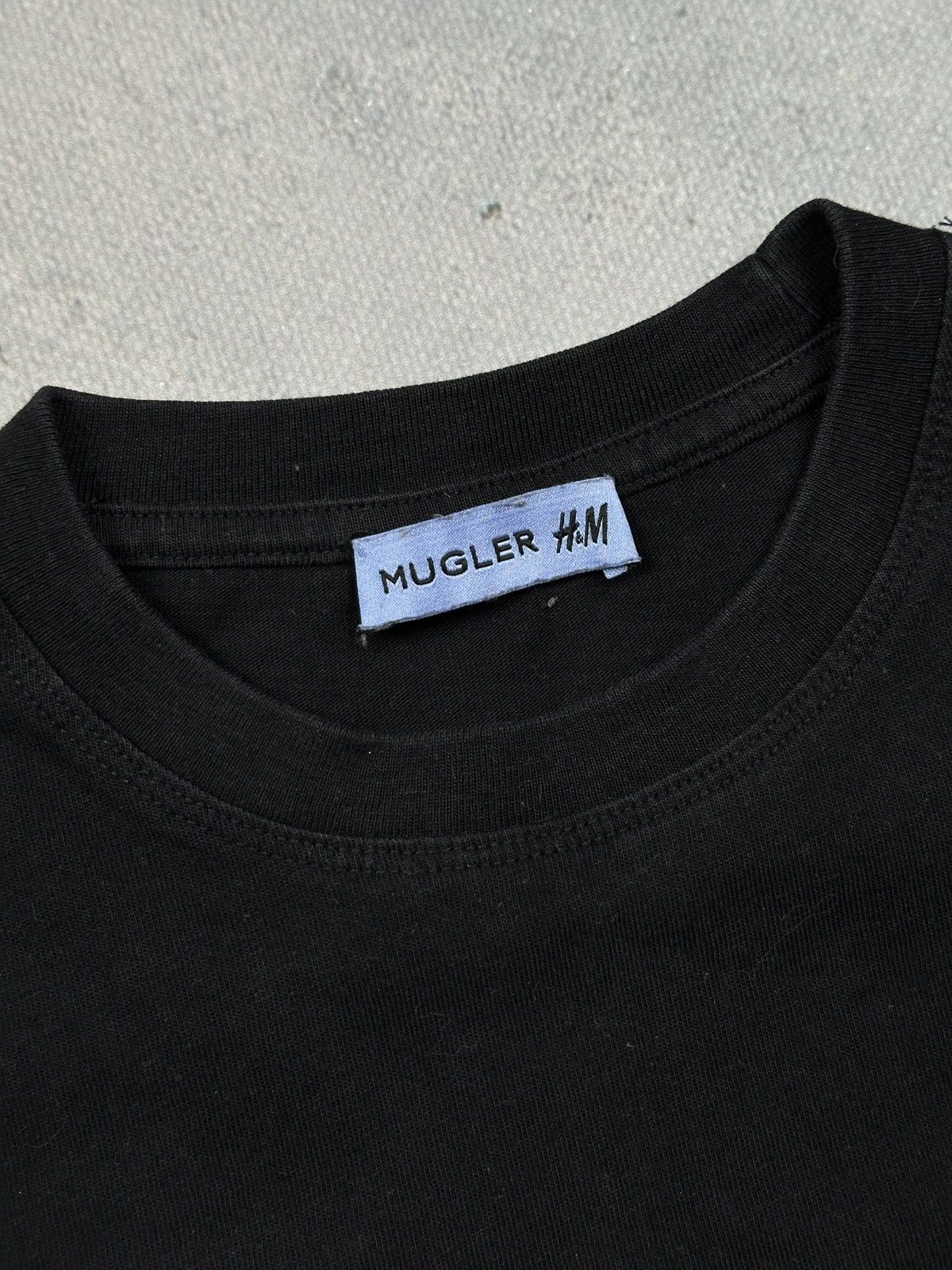 H&M × Mugler Rare Thierry Mugler x H&M Staff Only Launch Day Black TShirt Size US XS / EU 42 / 0 - 9 Thumbnail