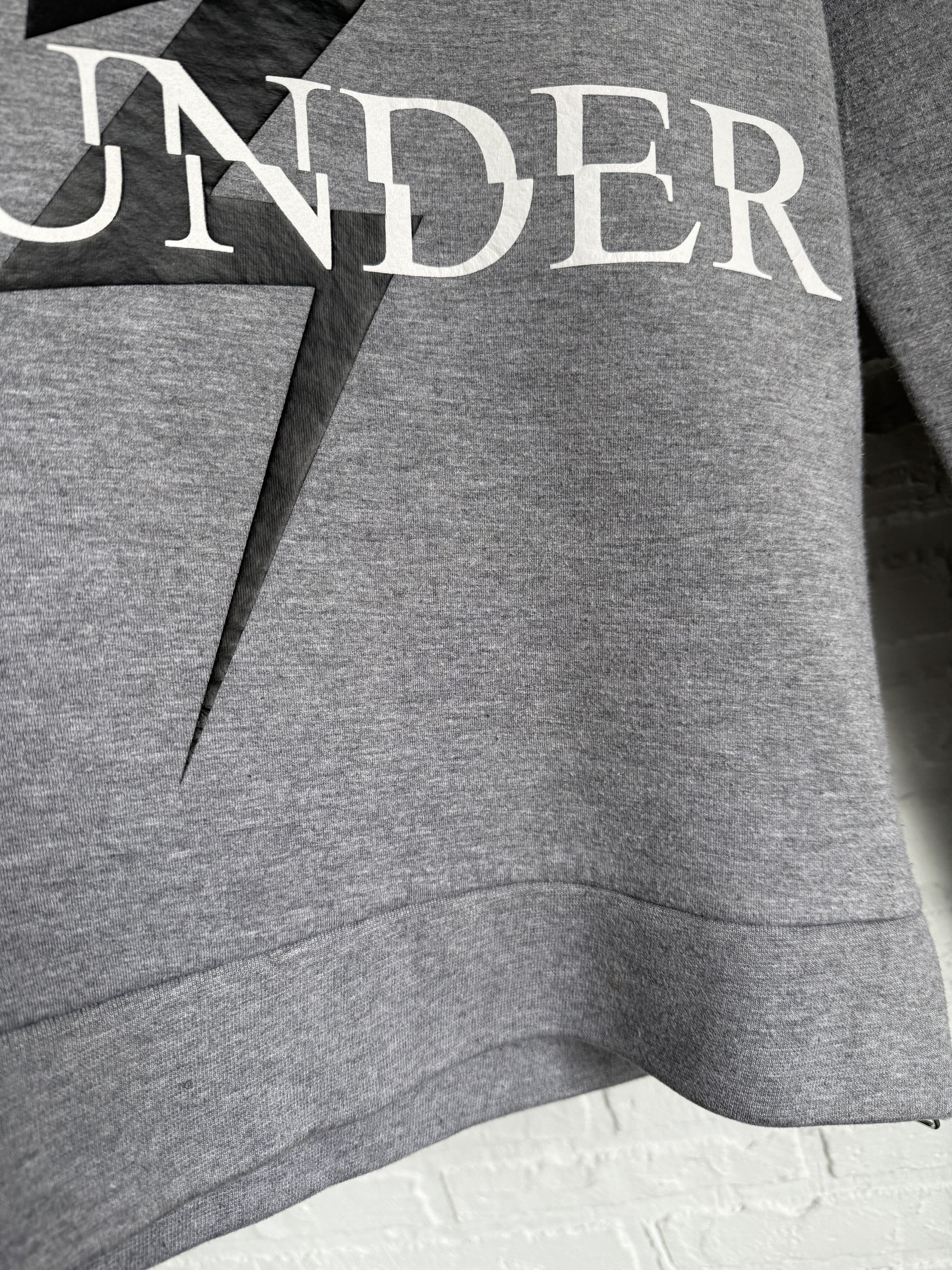 Neil Barrett Neil Barrett black thunder gray sweatshirt Size US S / EU 44-46 / 1 - 10 Thumbnail
