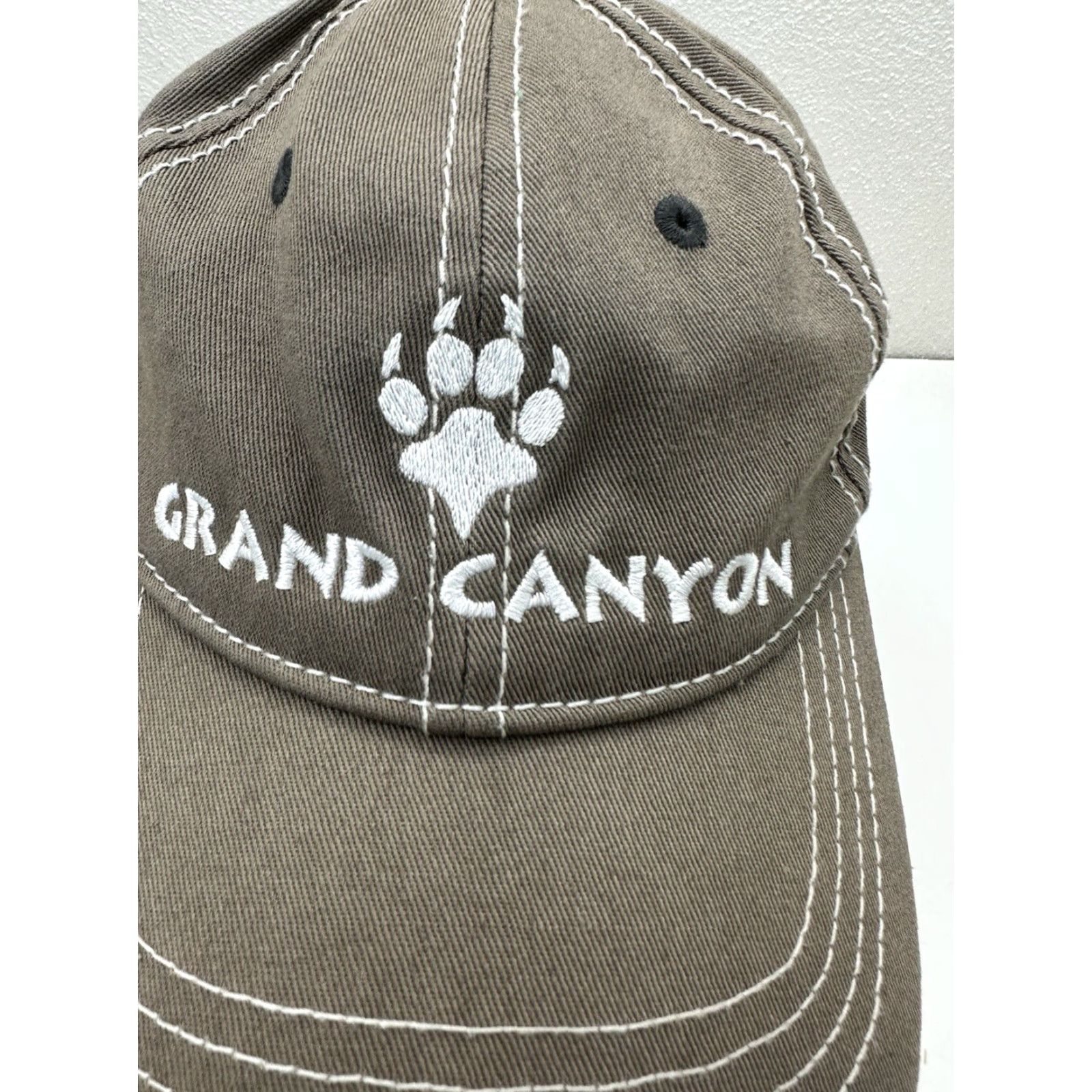 Vintage Jacobson Hat Unisex Baseball Hat Brown Grand Canyon Embroidered Adjustable Size ONE SIZE - 2 Thumbnail