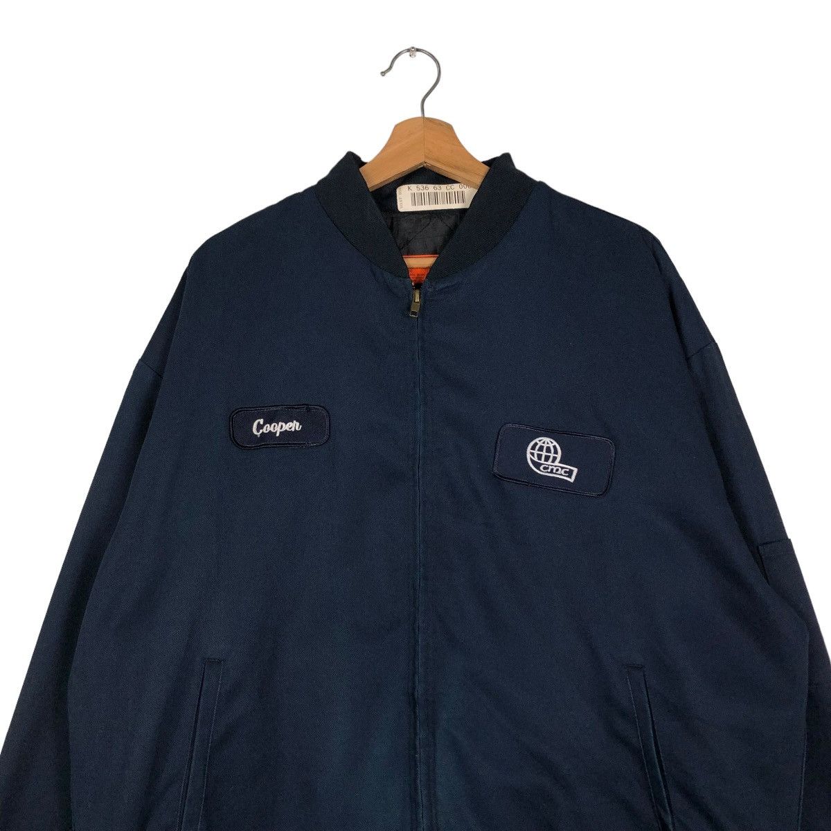 Japanese Brand 🔥VINTAGE BOMBER JACKET REDKAP USA COOPER BIG LOGO Size US XL / EU 56 / 4 - 3 Thumbnail