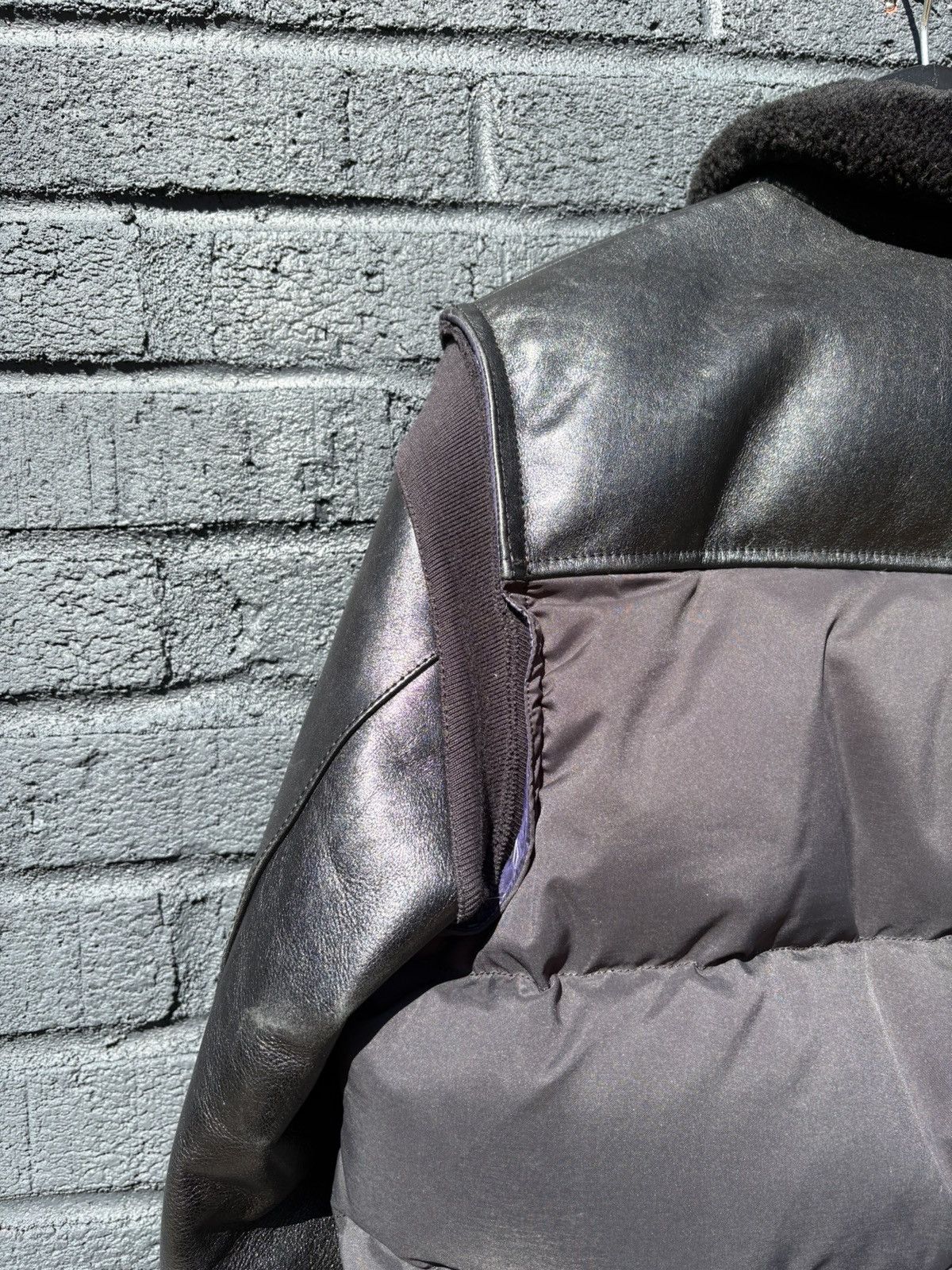 Undercover 2011 undercover hybrid leather puffer jacket Size US M / EU 48-50 / 2 - 3 Thumbnail