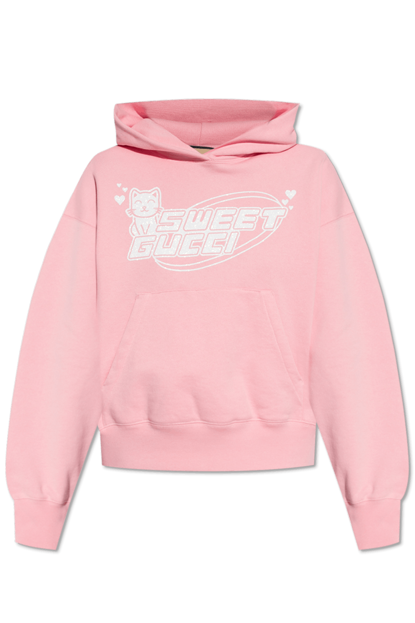 Gucci o1la5ras0526 Cotton Jersey Sweatshirt Hoodie With Print Size XS / US 0-2 / IT 36-38 - 1 Thumbnail