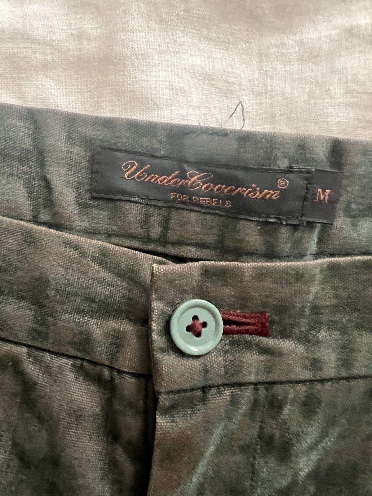 Undercover Archive Undercover Distressed Velvet Trouser Pants Size 27" / US 4 / IT 40 - 4 Thumbnail