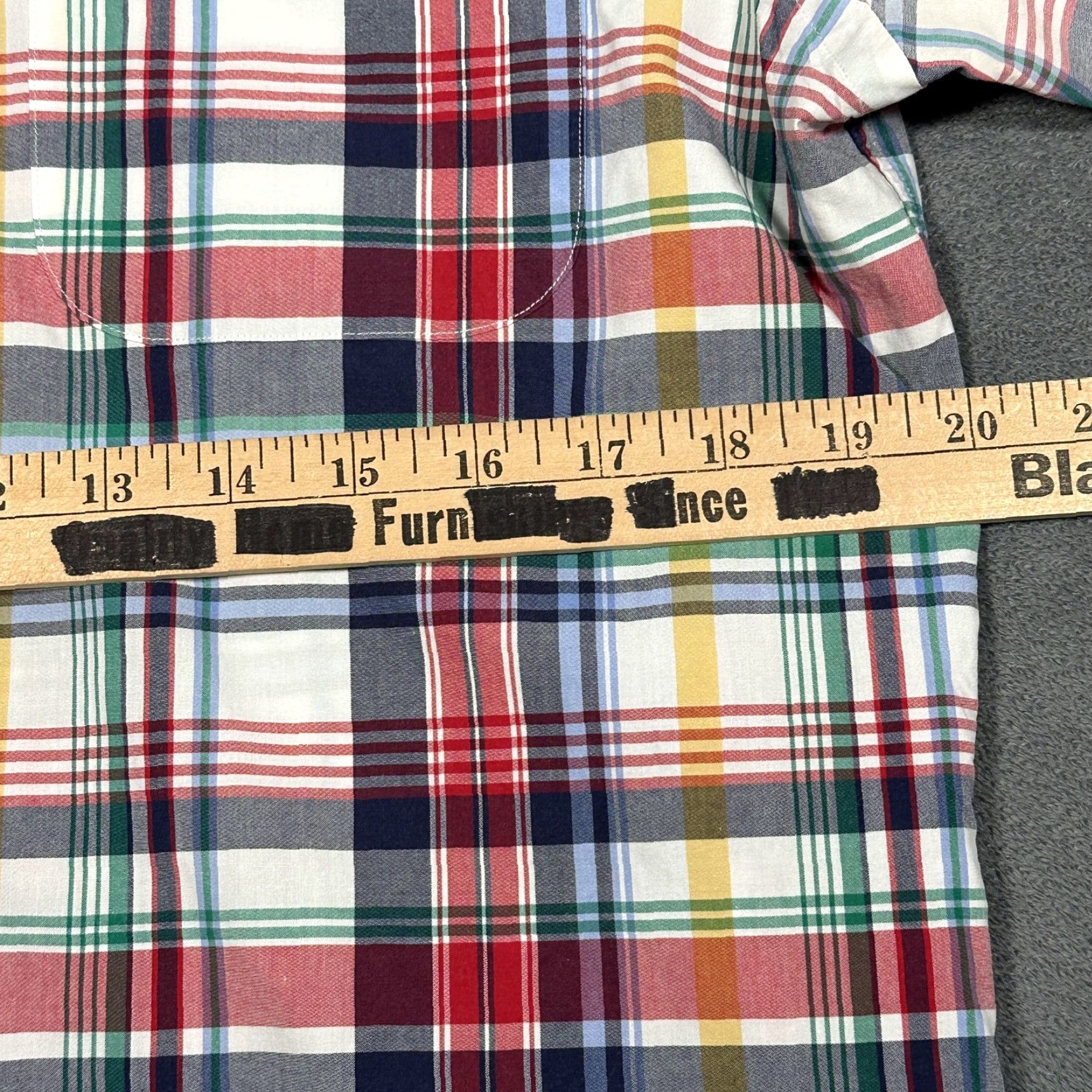 Ralph Lauren Vintage Ralph Lauren Shirt Mens Medium Cotton Plaid Button-Down Casual Collared All Seasons Size US M / EU 48-50 / 2 - 5 Thumbnail