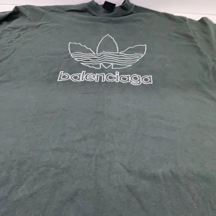 Balenciaga Balenciaga Balenciaga x Adidas Logo Print Tee -2507 Size US M / EU 48-50 / 2 - 6 Thumbnail