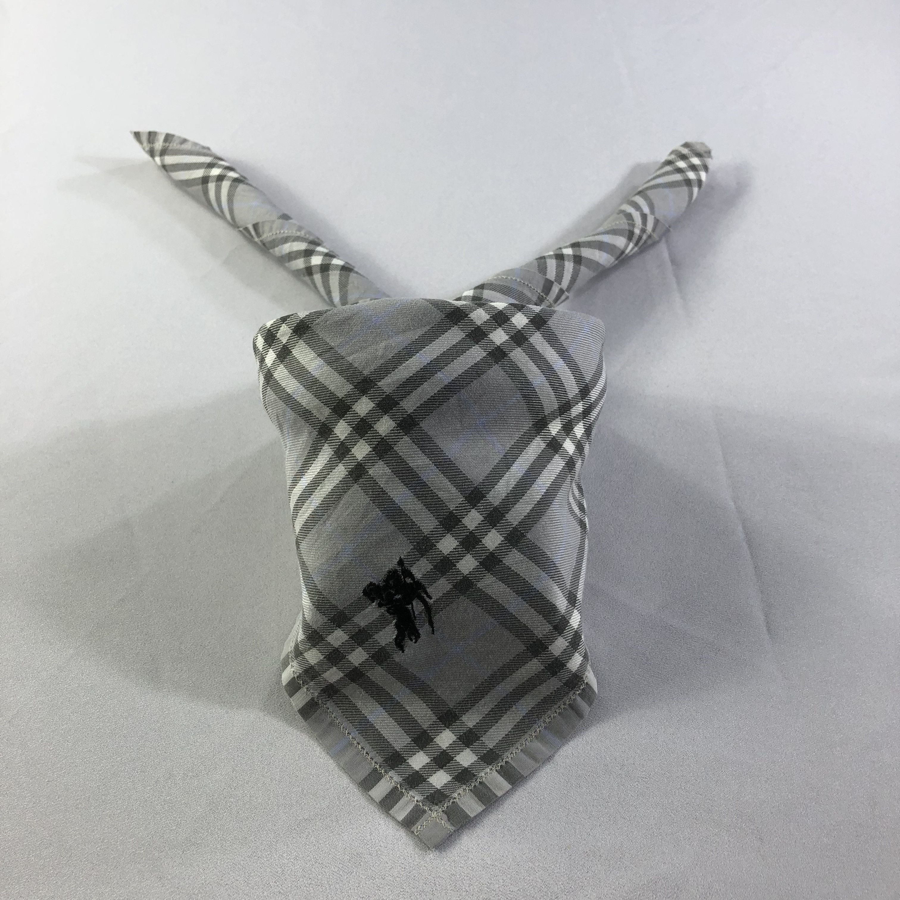 Burberry Burberry Nova Check Handkerchief Neckerchief Bandana H1699 Size ONE SIZE - 1 Thumbnail