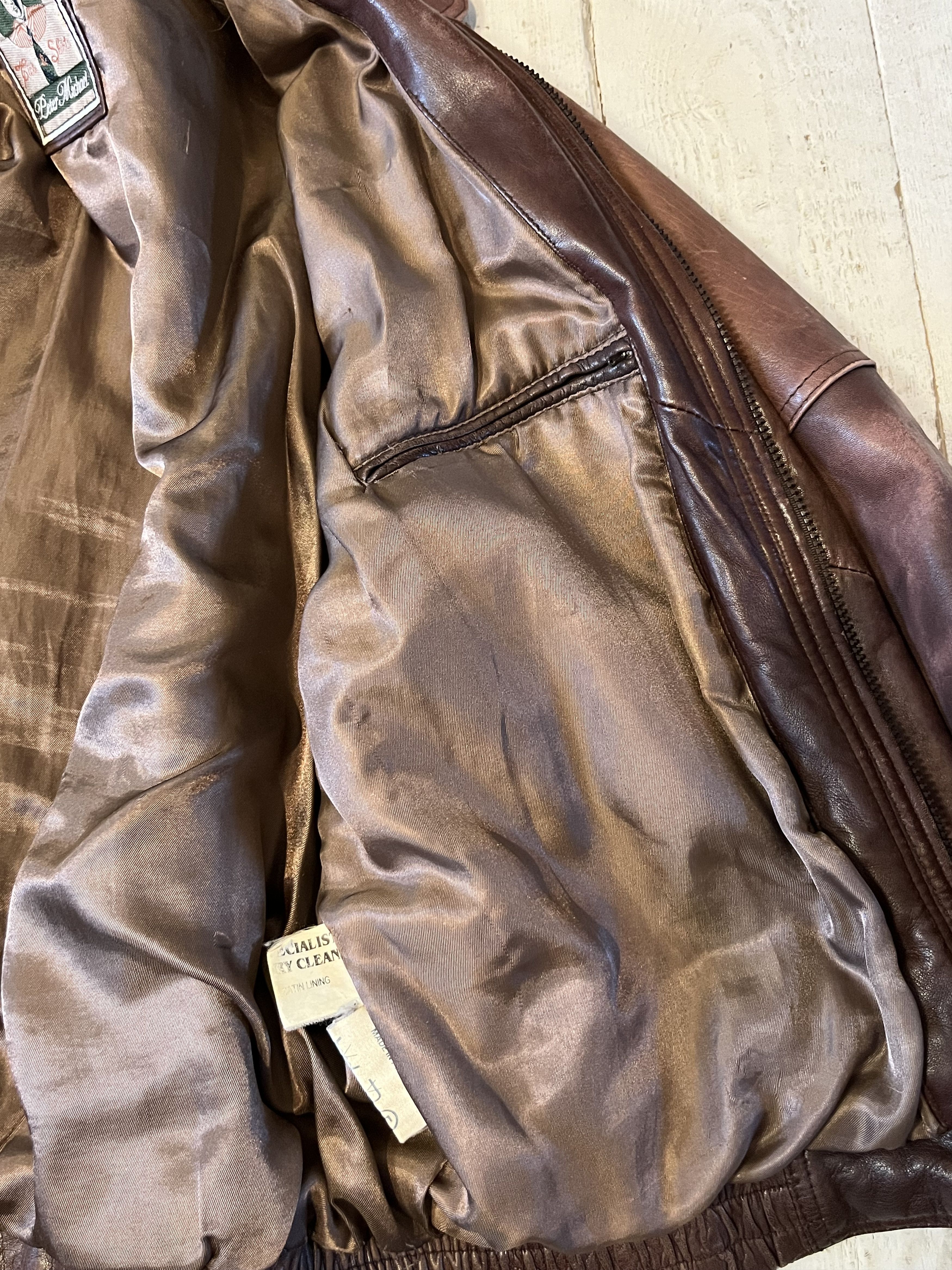 Japanese Brand × Vintage Vintage 80s/90s Leather Jacket Size US L / EU 52-54 / 3 - 12 Thumbnail