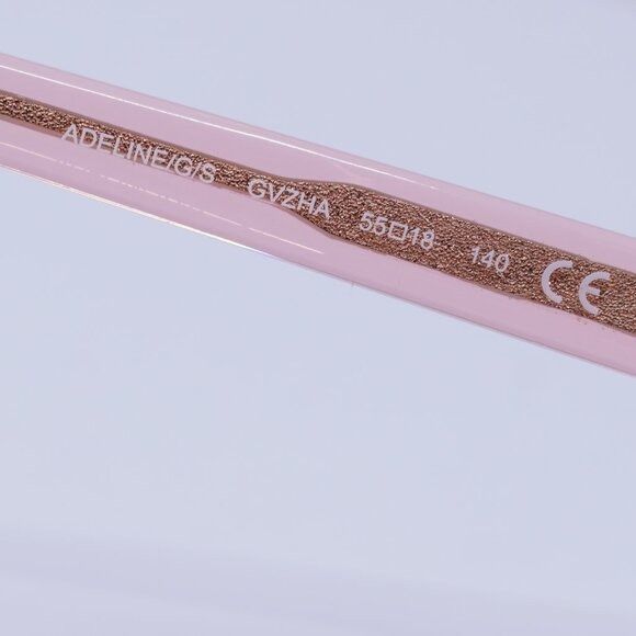 Kate Spade Kate Spade ADELINE/G/S 0GVZ HA Sunglasses Pink Cat Eye Frame Size ONE SIZE - 9 Thumbnail