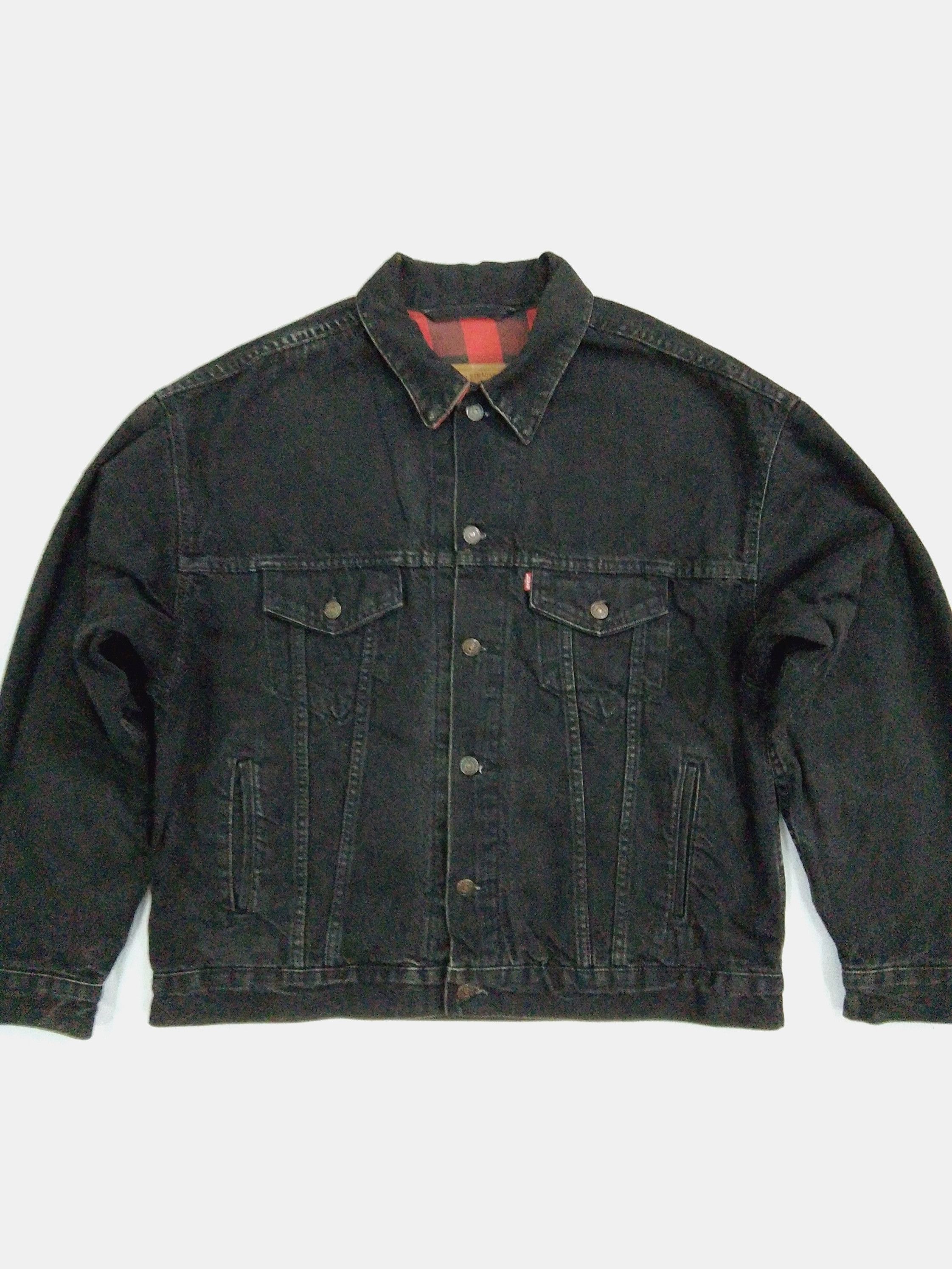 Levi's Vintage Levi’s 70417 Flannel Lined Denim Jacket USA Made Size US L / EU 52-54 / 3 - 2 Thumbnail