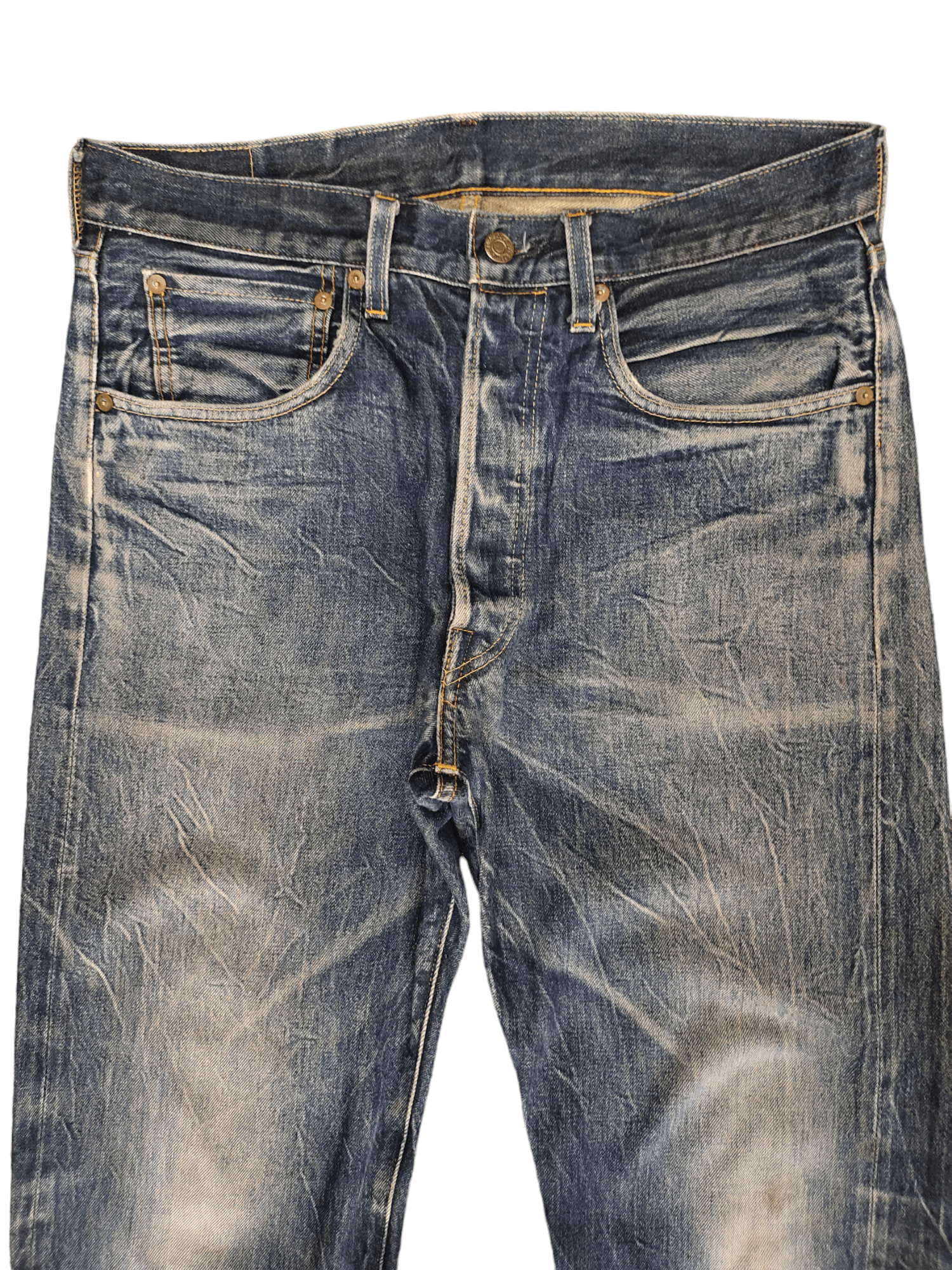 Levi's Vintage Clothing Vintage Levis 501xx Lvc Clawmarks Selvedge Jeans Big E Size US 30 / EU 46 - 2 Thumbnail